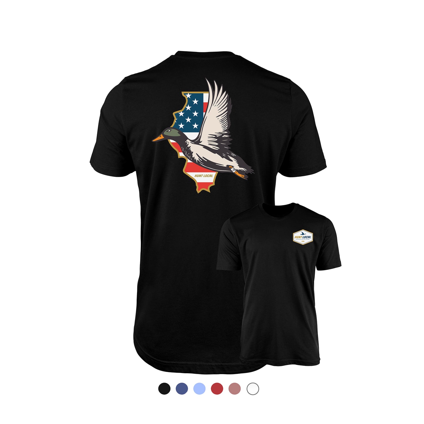 Illinois - USA Waterfowl Back Tee