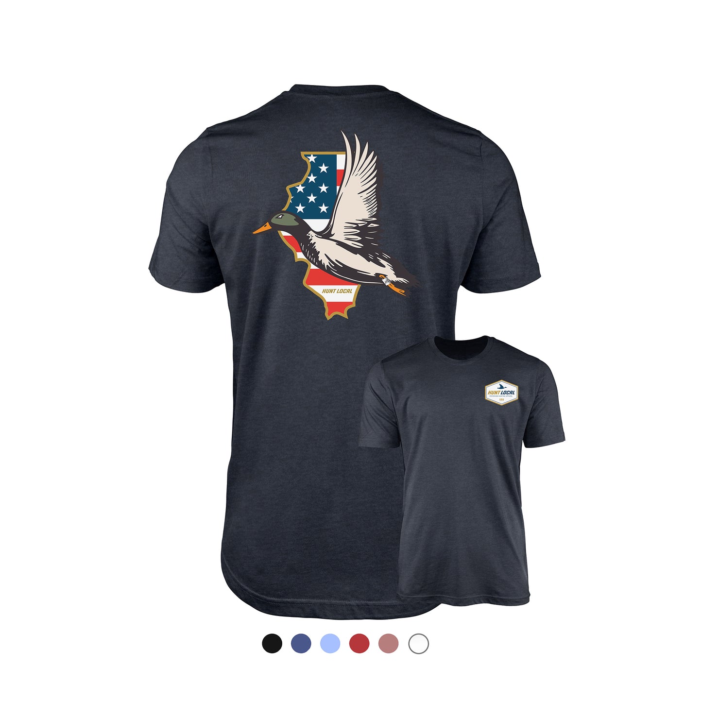 Illinois - USA Waterfowl Back Tee