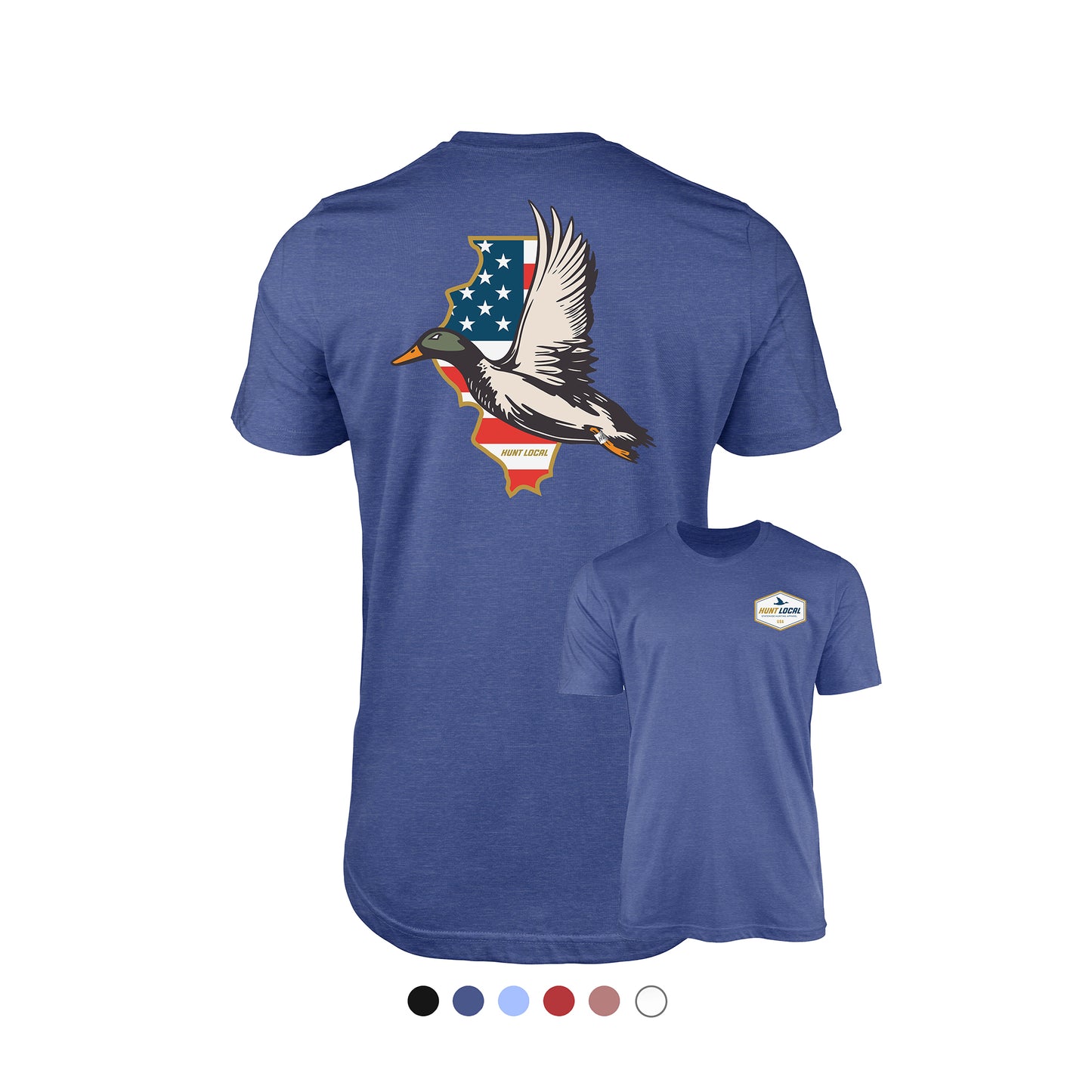 Illinois - USA Waterfowl Back Tee