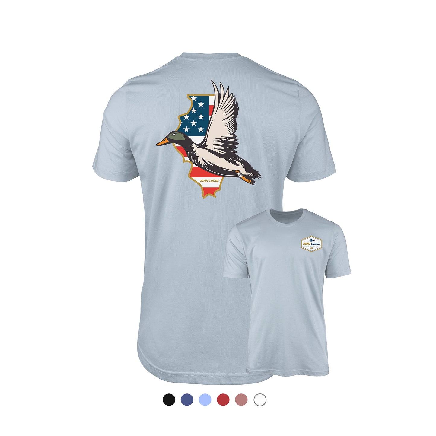 Illinois - USA Waterfowl Back Tee