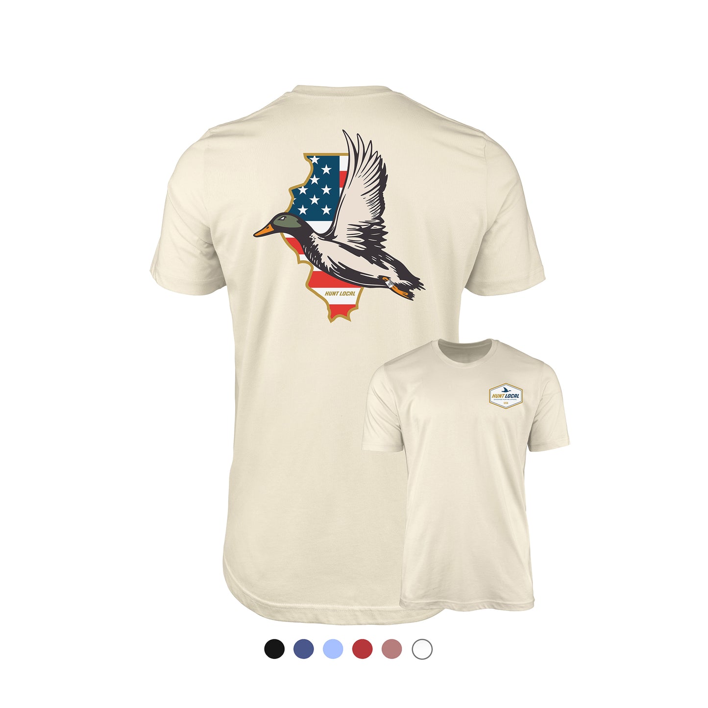 Illinois - USA Waterfowl Back Tee