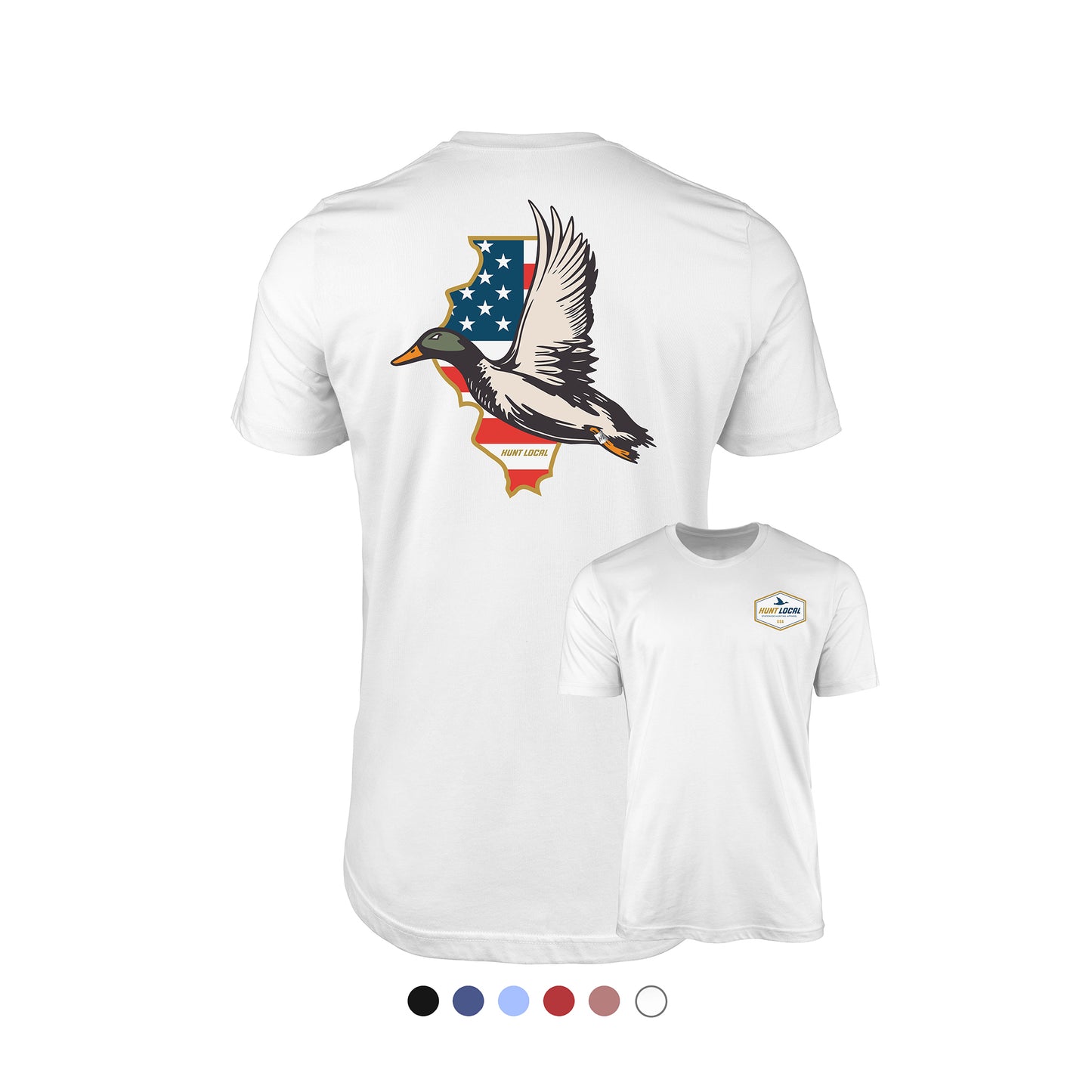 Illinois - USA Waterfowl Back Tee