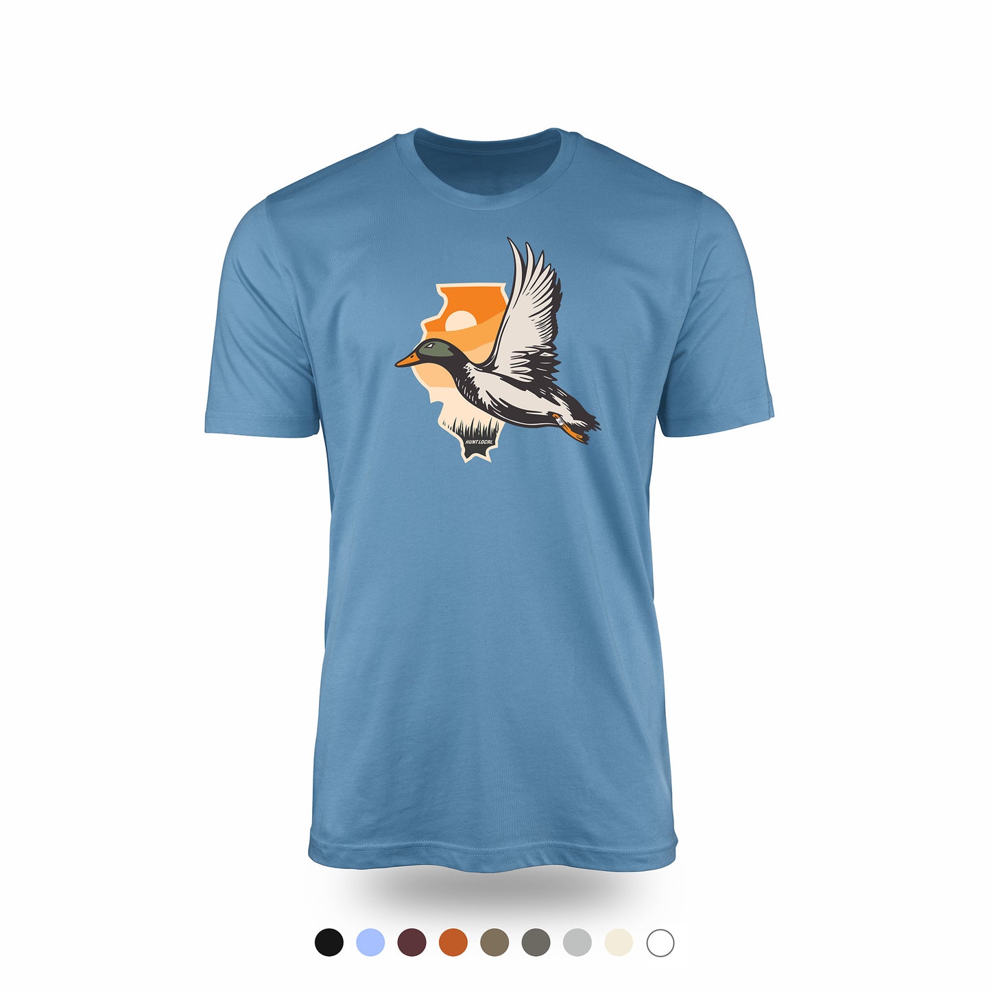 Illinois - Waterfowl Front Tee