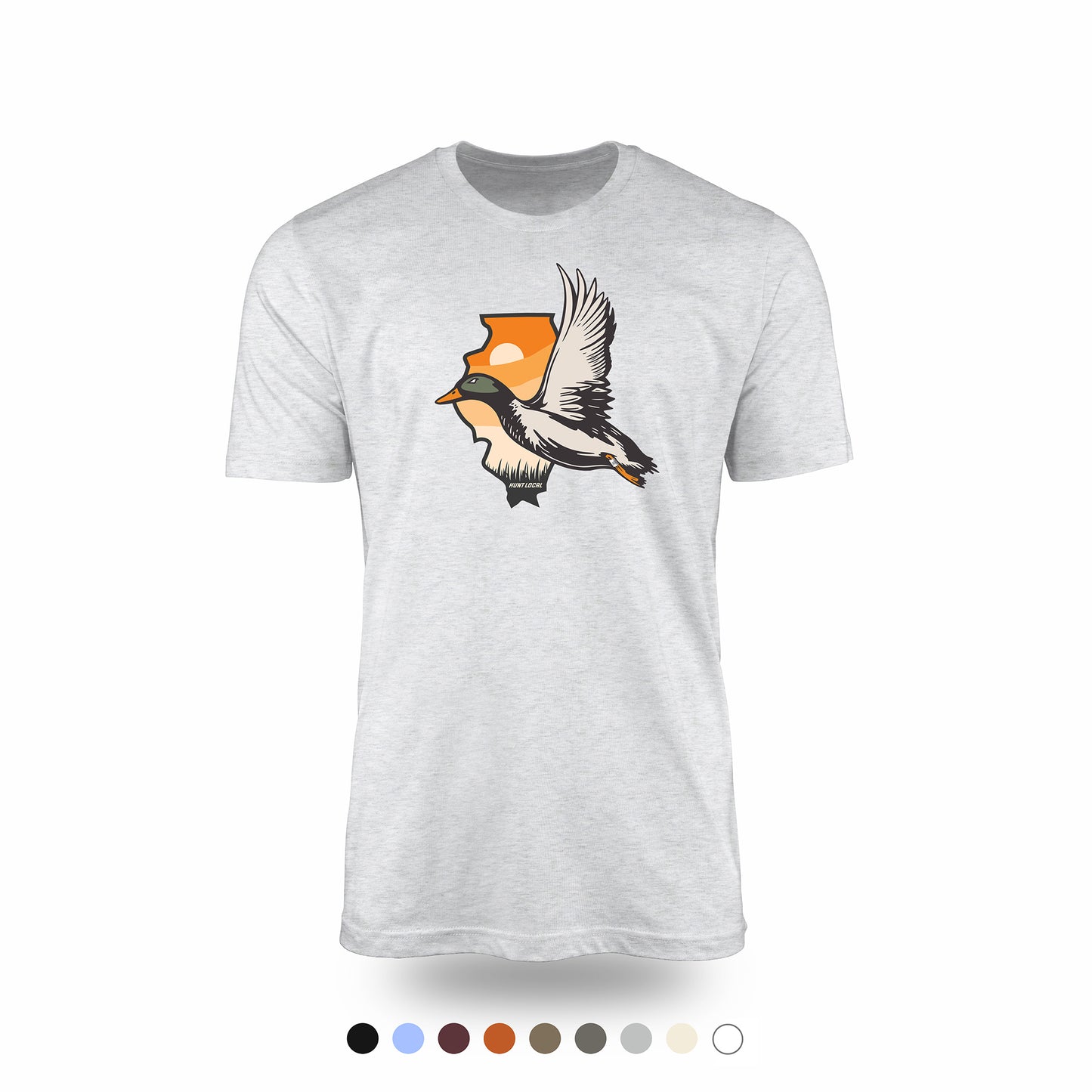 Illinois - Waterfowl Front Tee