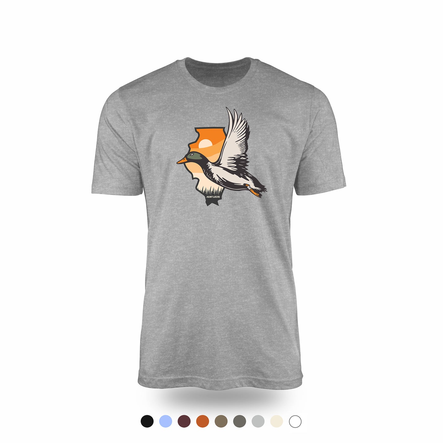 Illinois - Waterfowl Front Tee