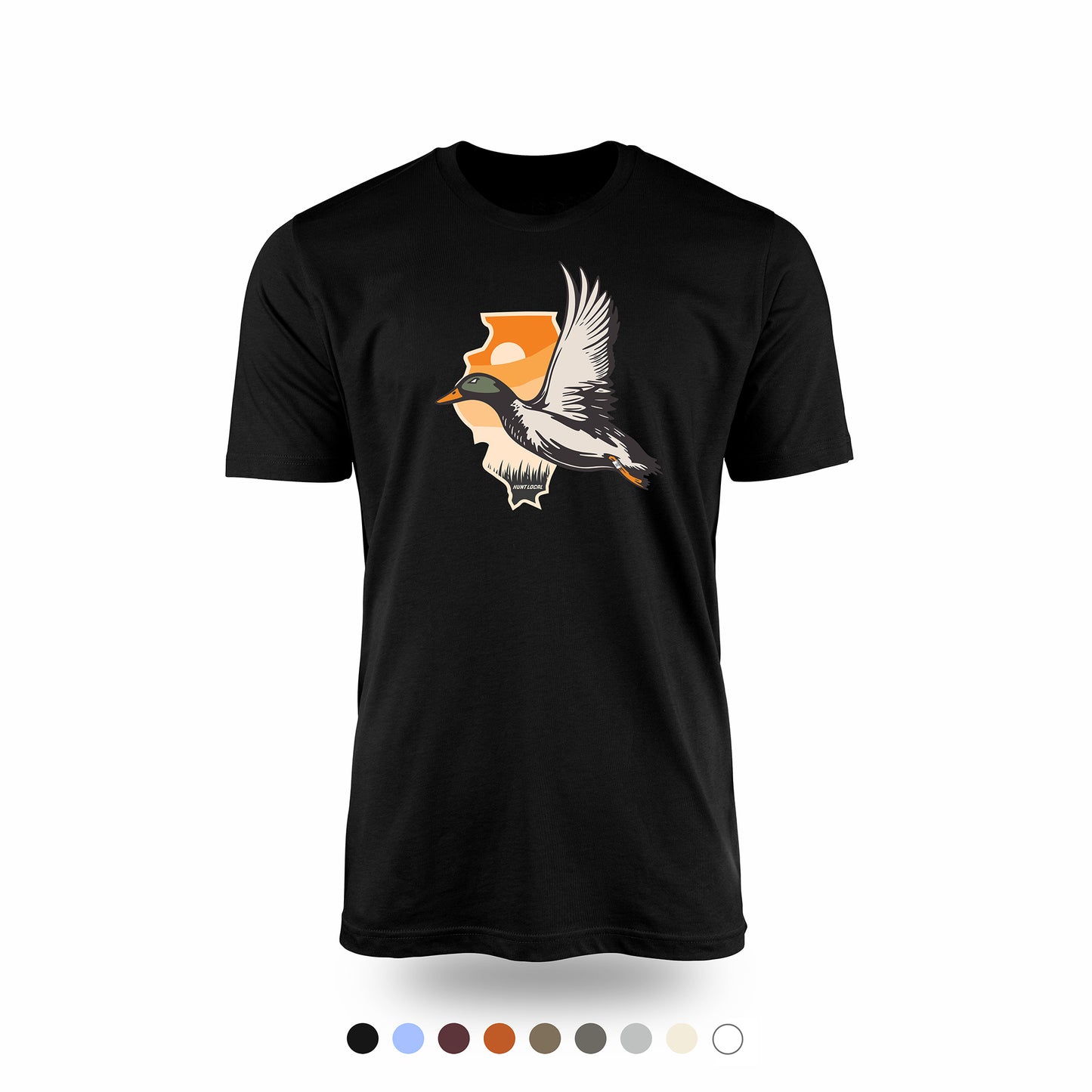 Illinois - Waterfowl Front Tee