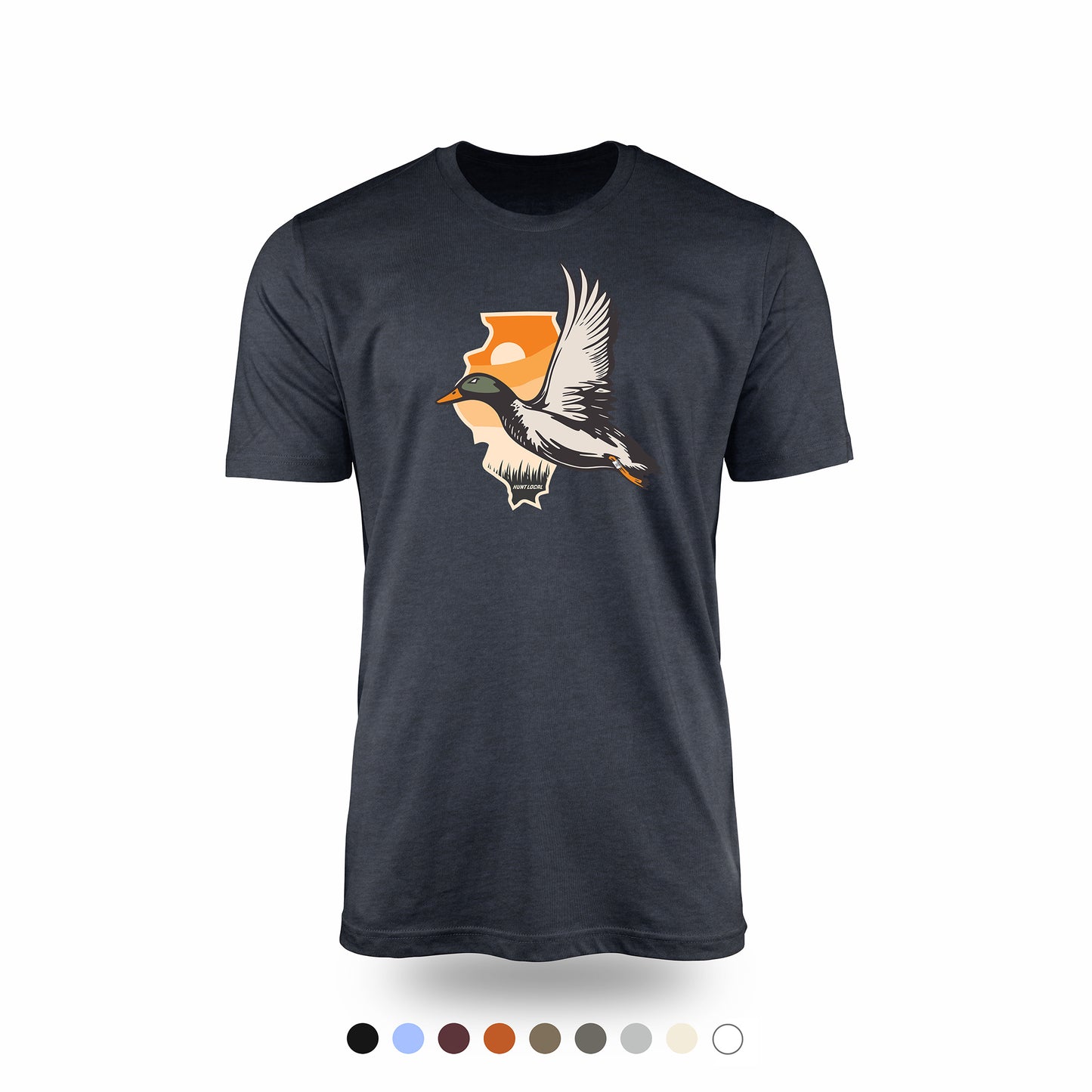 Illinois - Waterfowl Front Tee