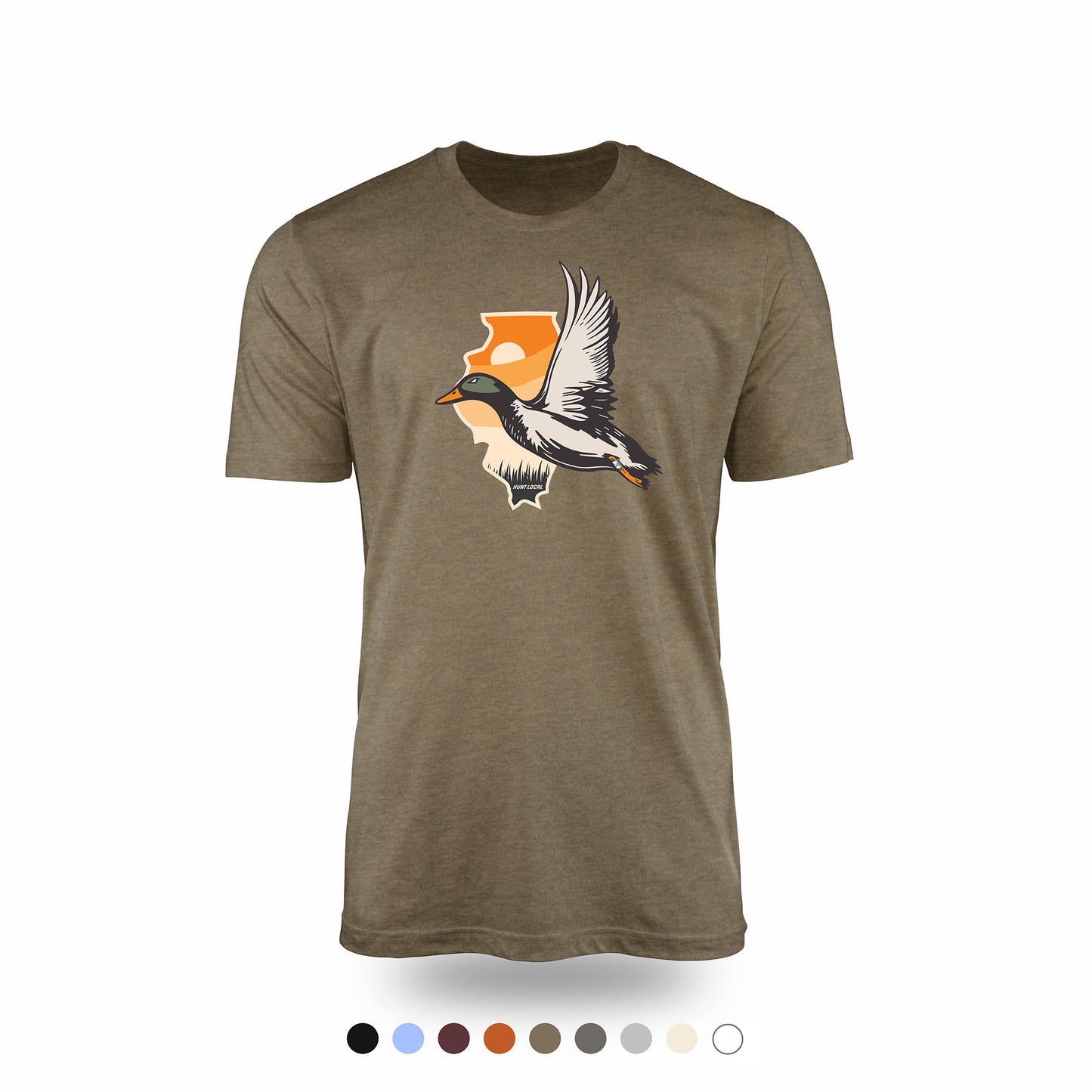 Illinois - Waterfowl Front Tee