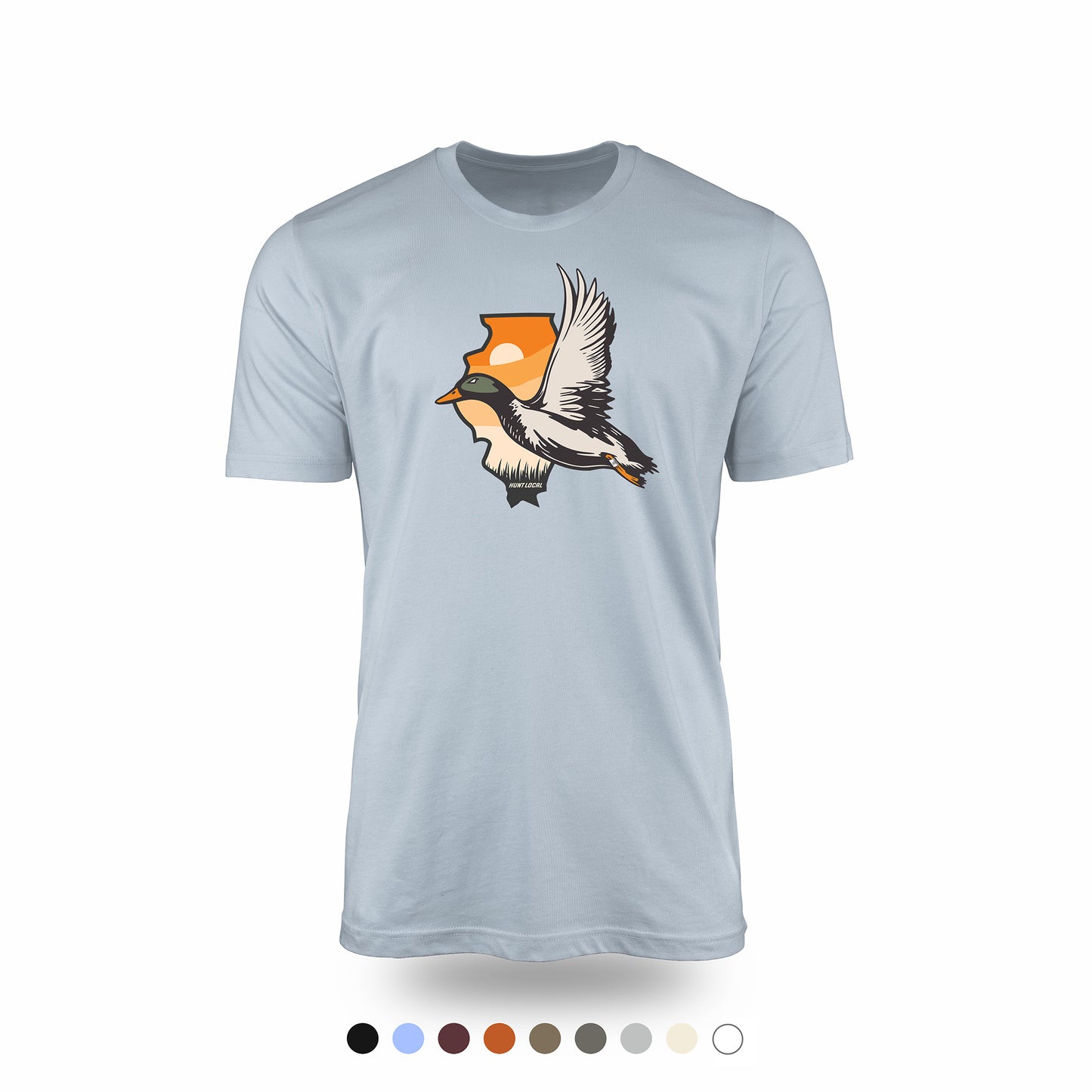 Illinois - Waterfowl Front Tee