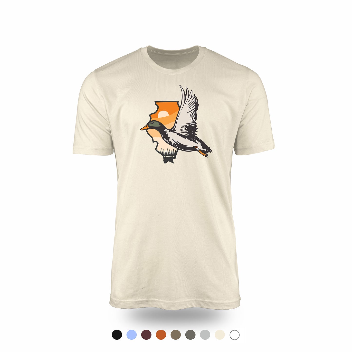Illinois - Waterfowl Front Tee