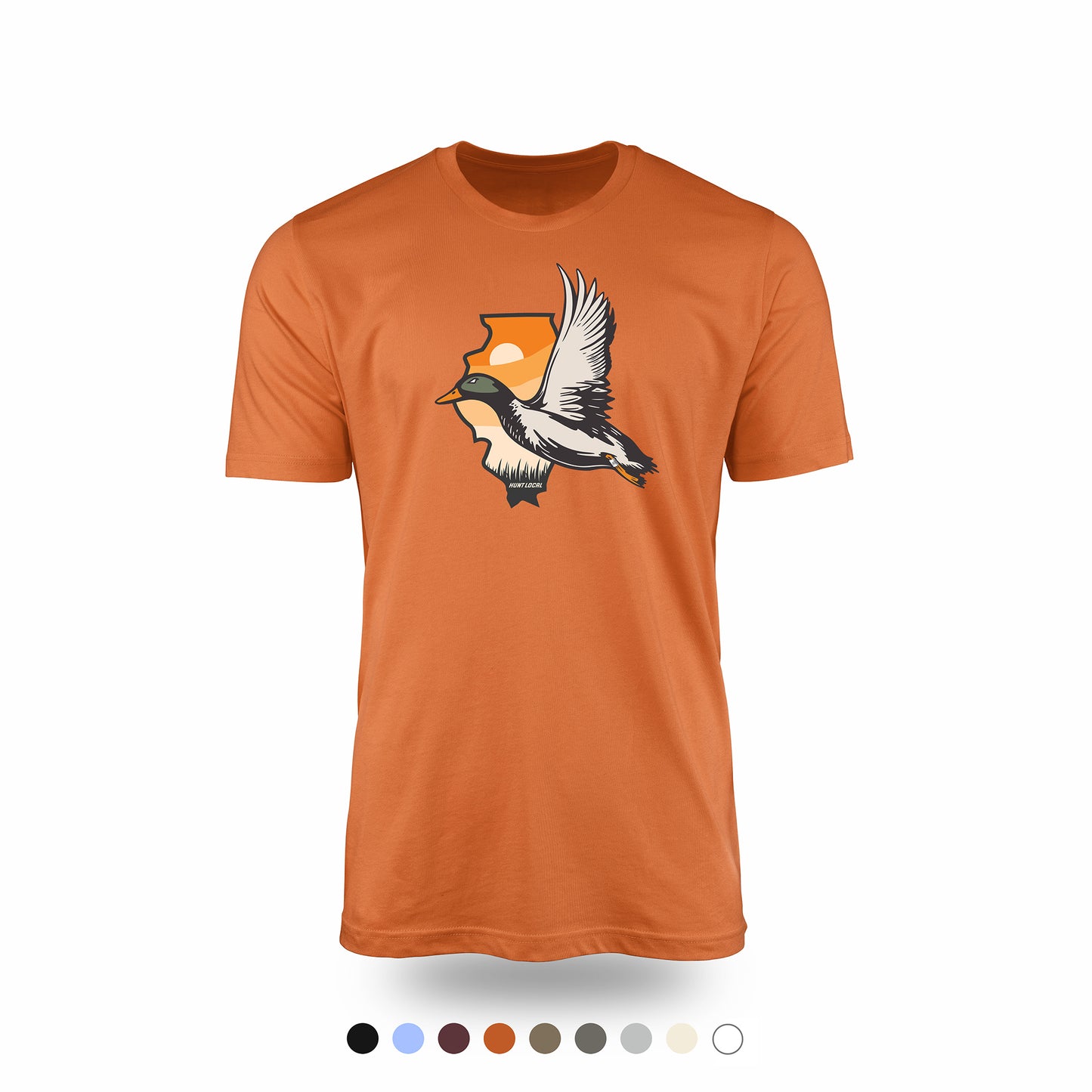 Illinois - Waterfowl Front Tee