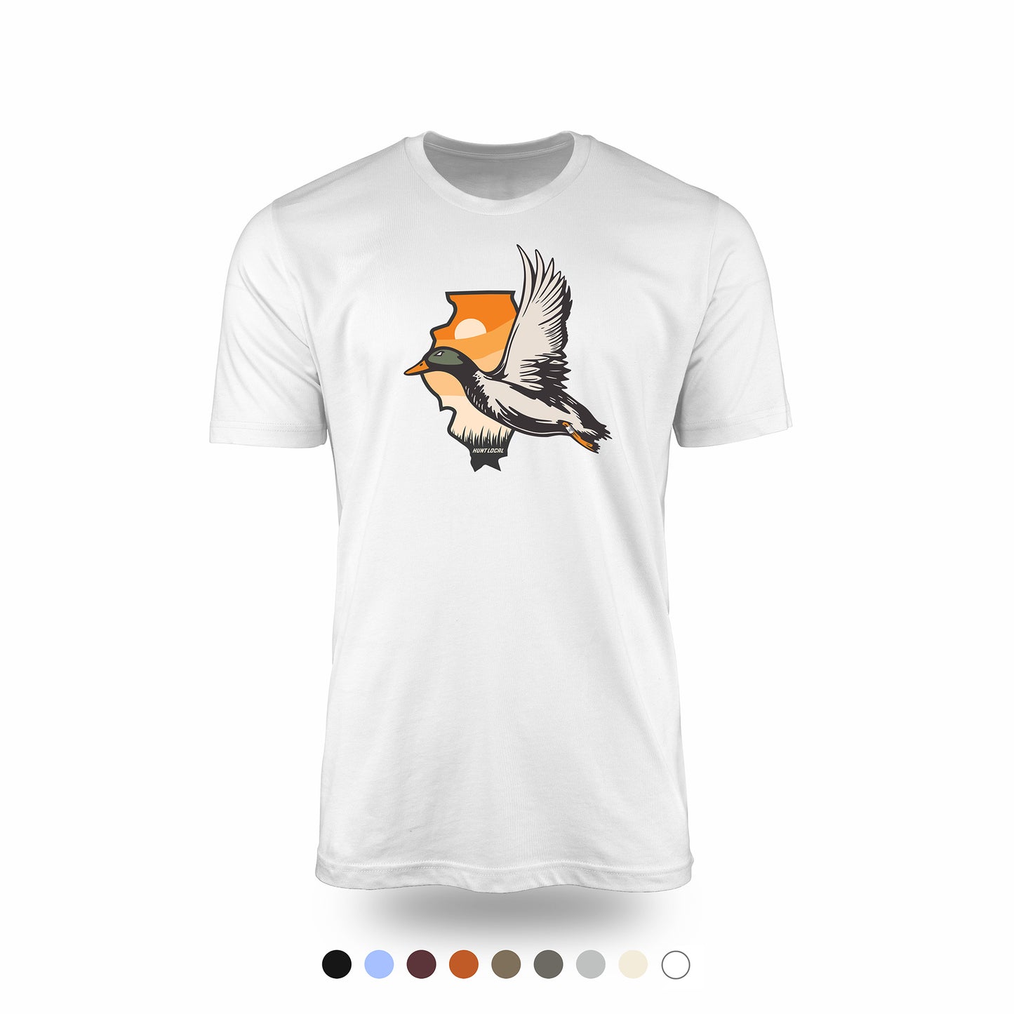 Illinois - Waterfowl Front Tee