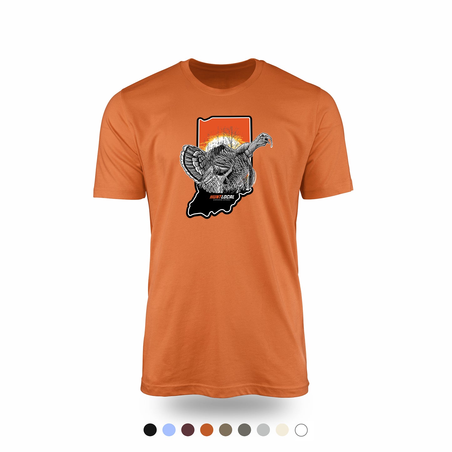Indiana - Sunrise Turkey Tee (front)