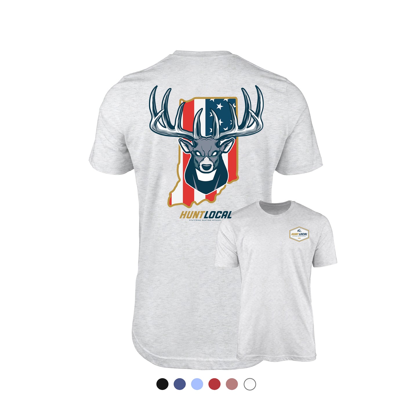 Indiana - USA Buck Tee (back)