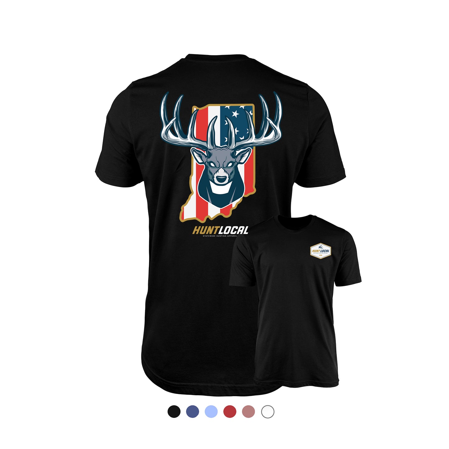 Indiana - USA Buck Tee (back)