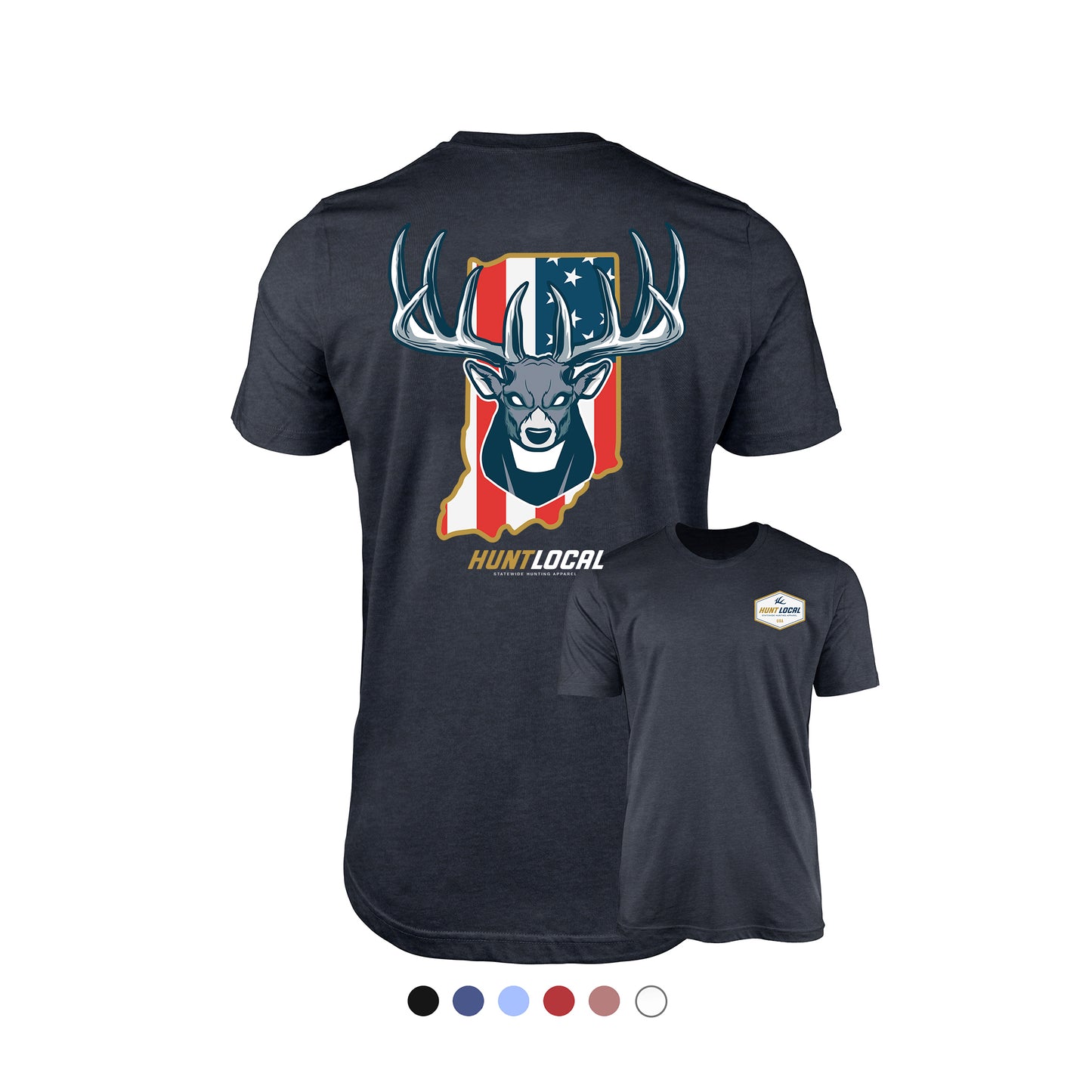 Indiana - USA Buck Tee (back)