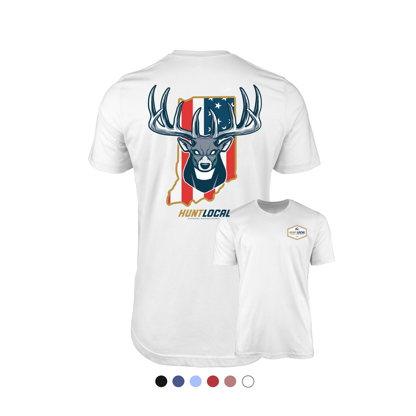 Indiana - USA Buck Tee (back)