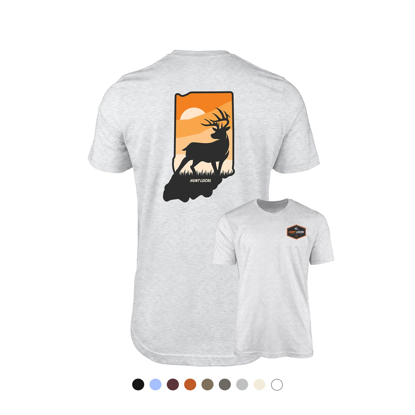 Indiana - Sunset Buck Tee