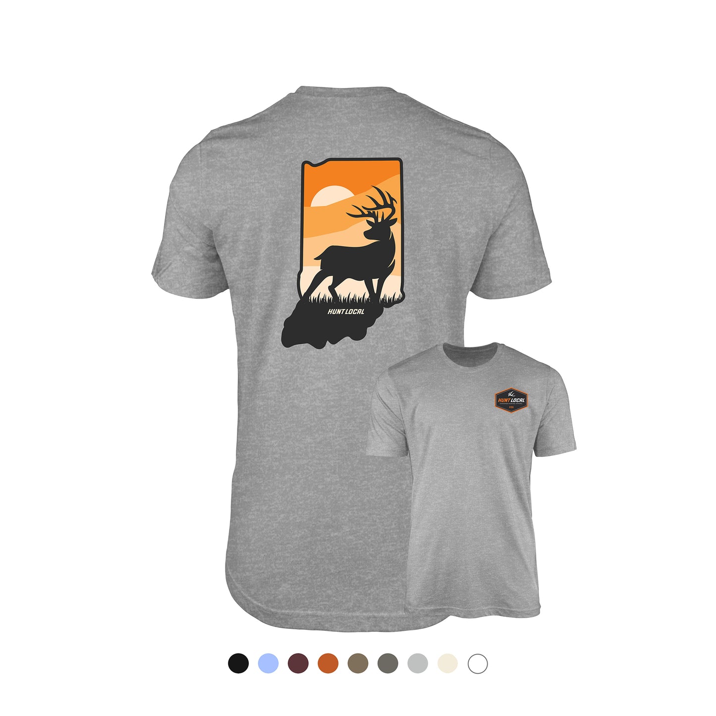 Indiana - Sunset Buck Tee