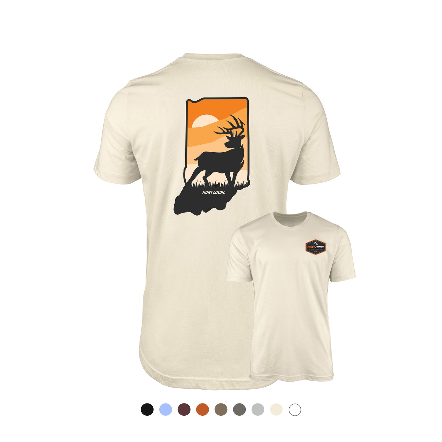 Indiana - Sunset Buck Tee