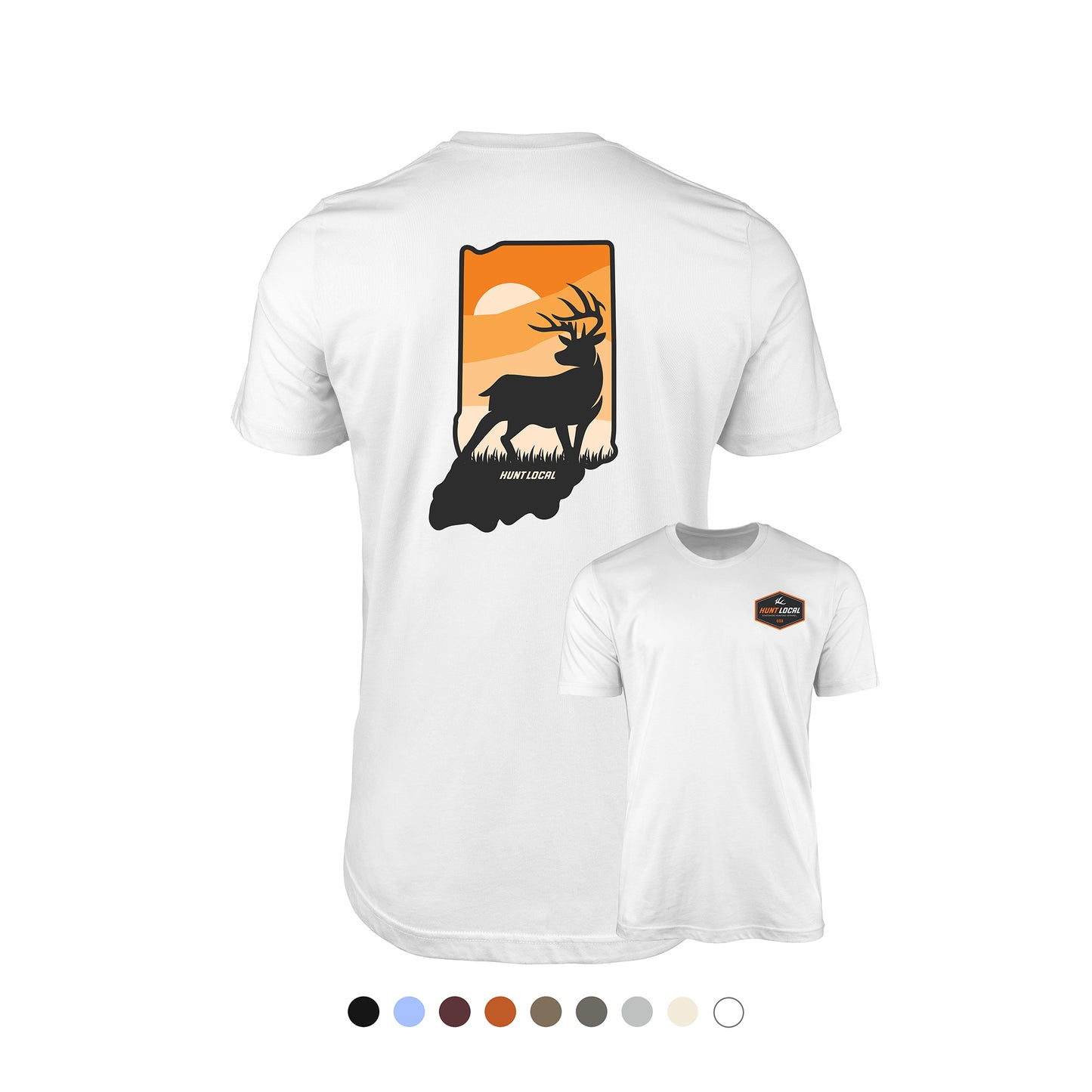 Indiana - Sunset Buck Tee