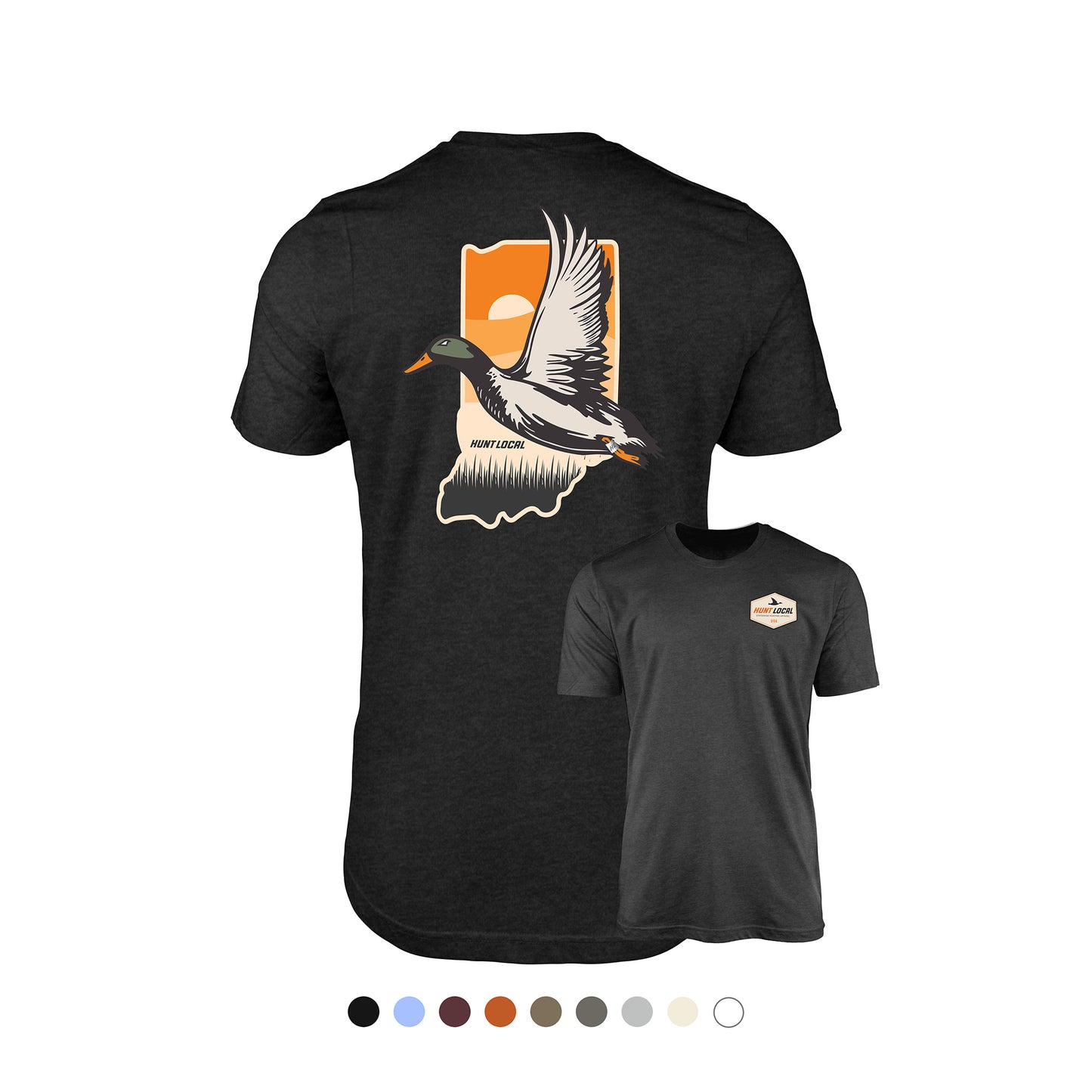 Indiana - Hunt Local Waterfowl Tee