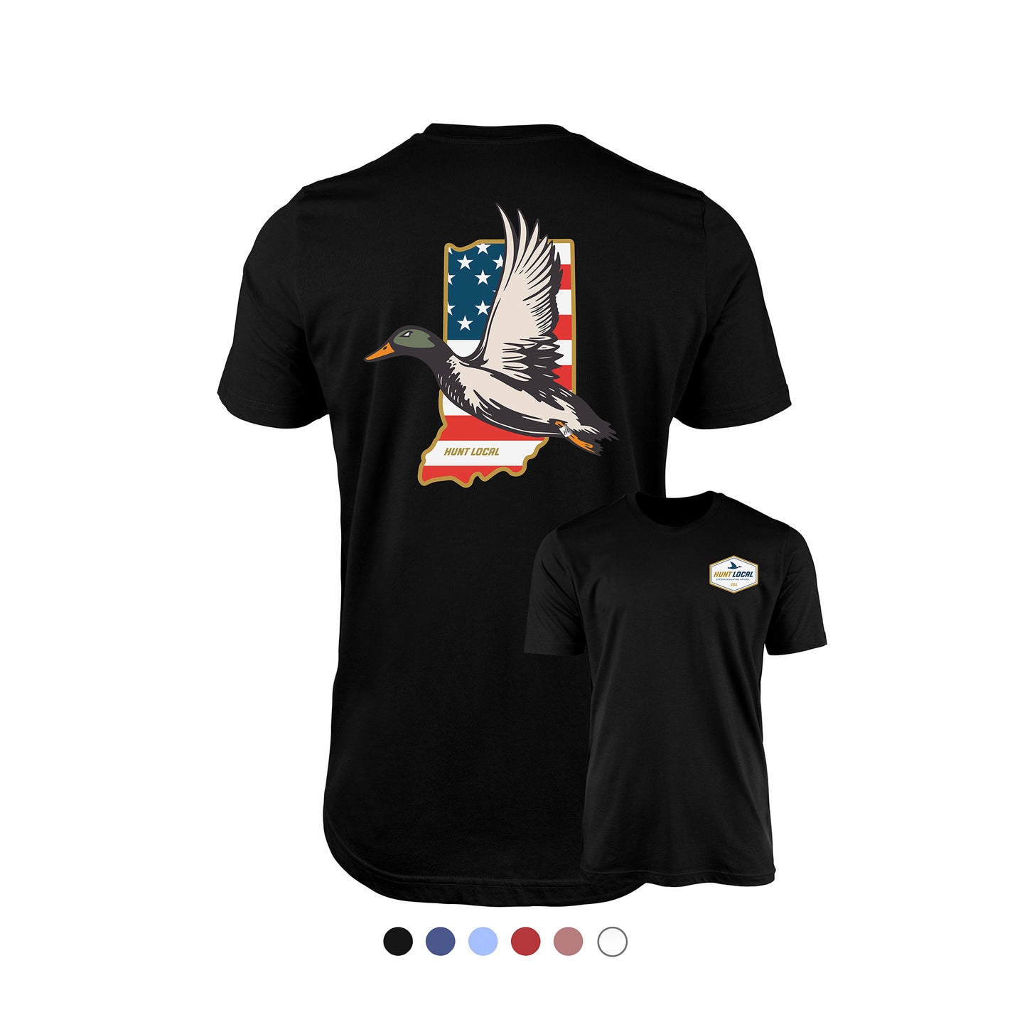 Indiana - USA Waterfowl Back Tee