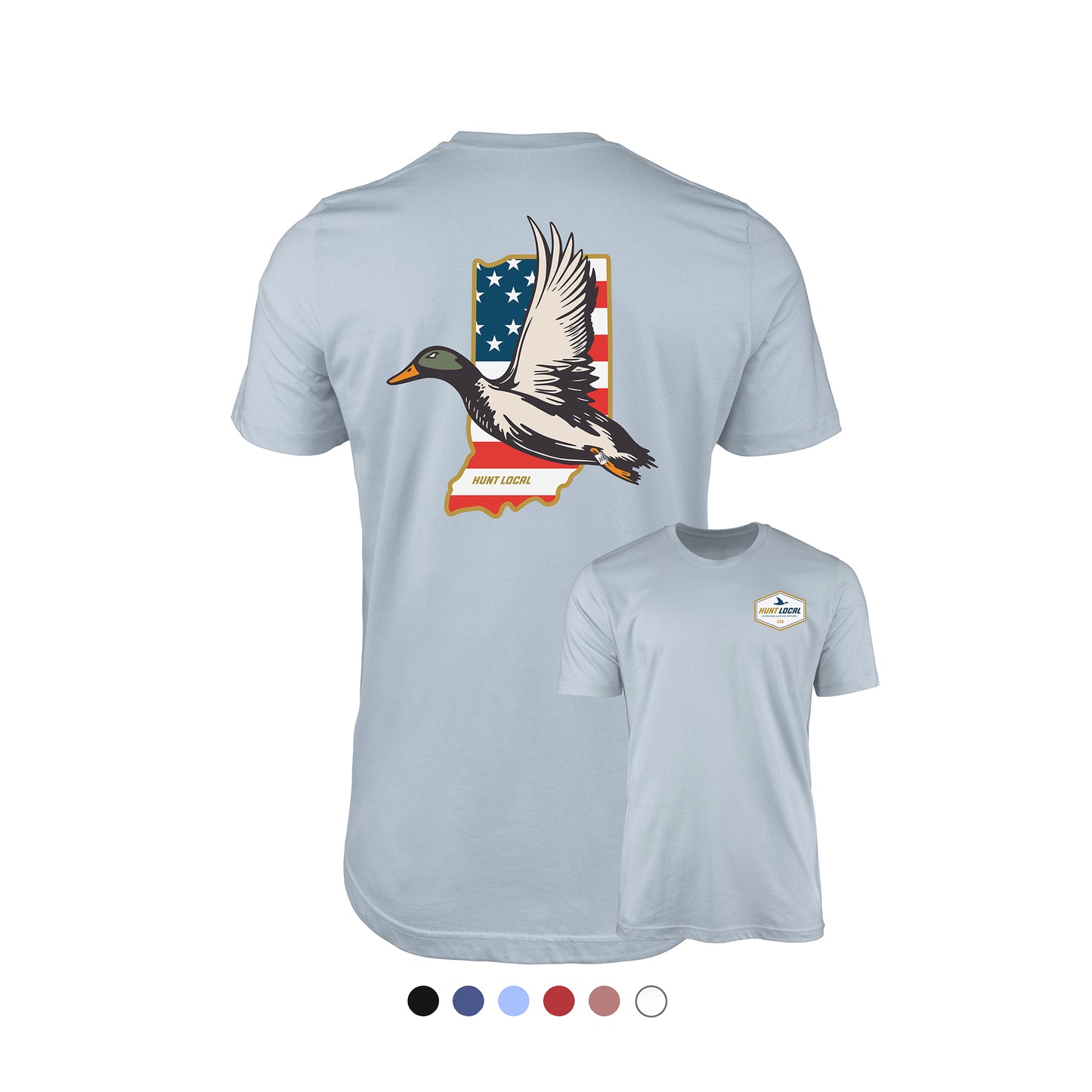 Indiana - USA Waterfowl Back Tee