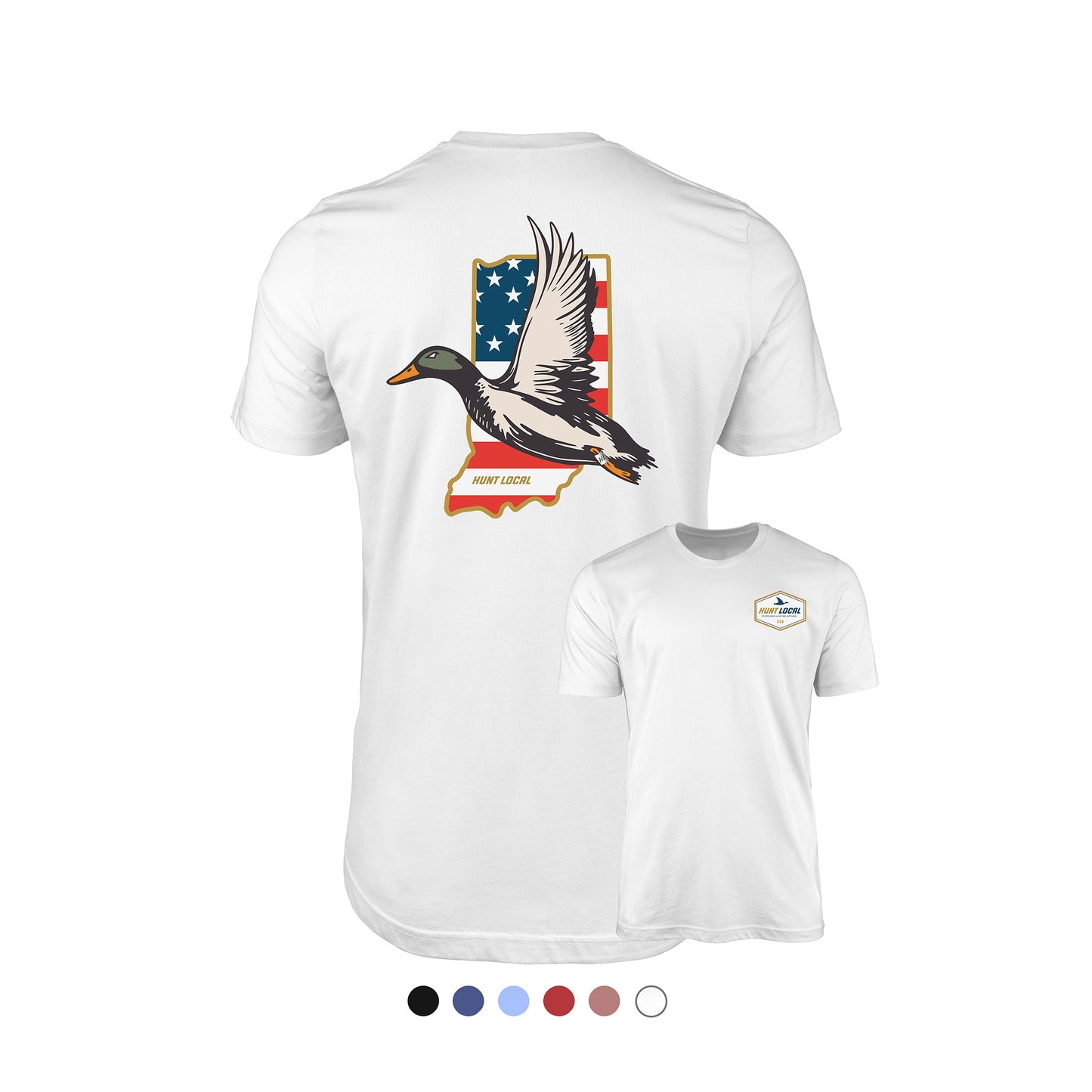 Indiana - USA Waterfowl Back Tee