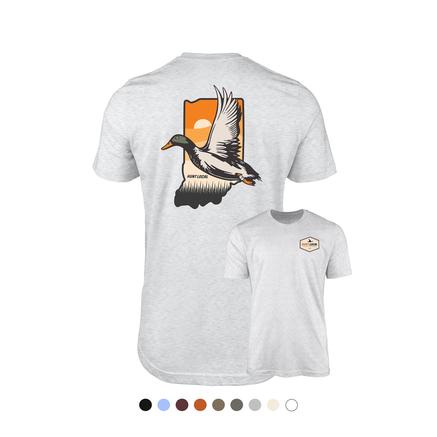 Indiana - Hunt Local Waterfowl Tee