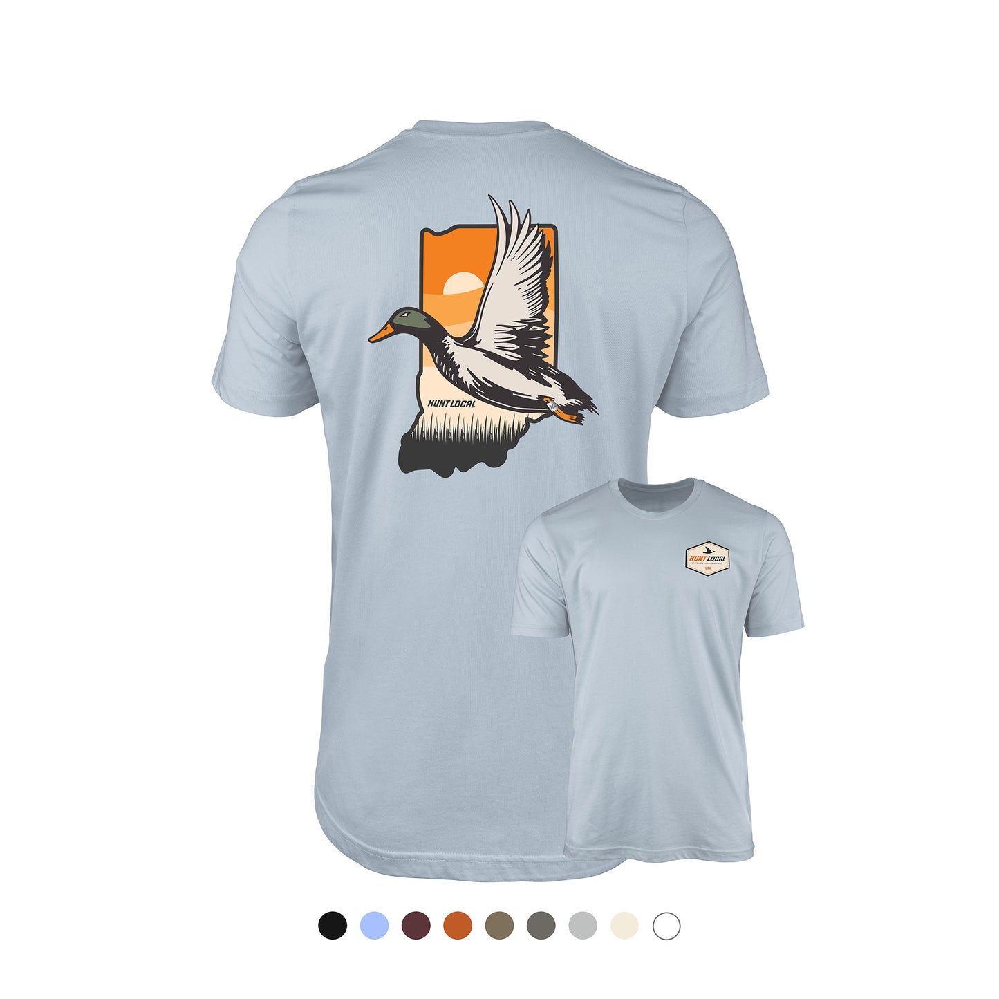 Indiana - Hunt Local Waterfowl Tee