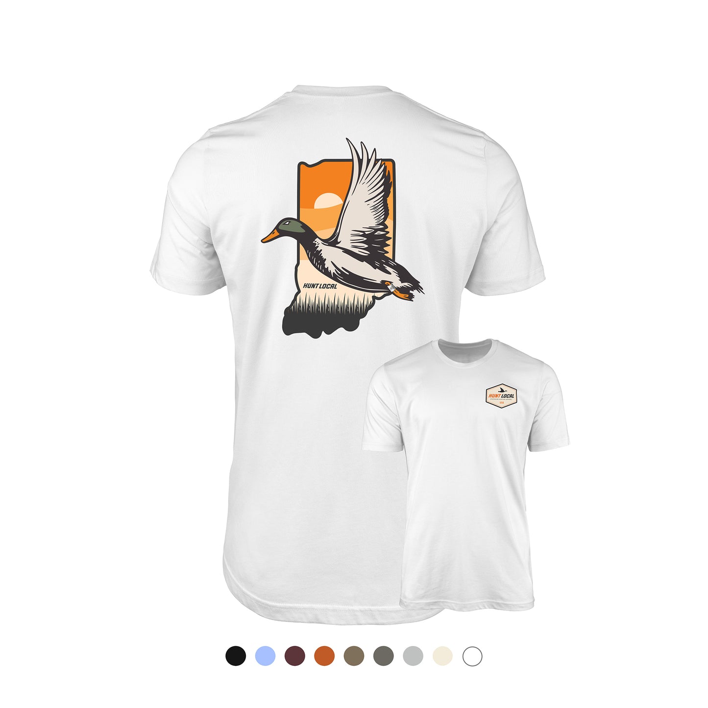 Indiana - Hunt Local Waterfowl Tee