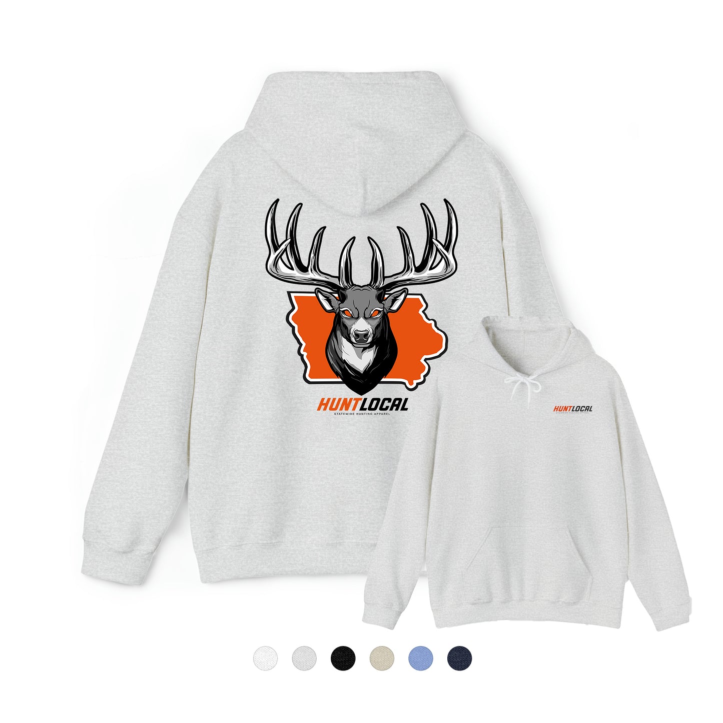 Iowa - Alpha Buck Hoodie (back)