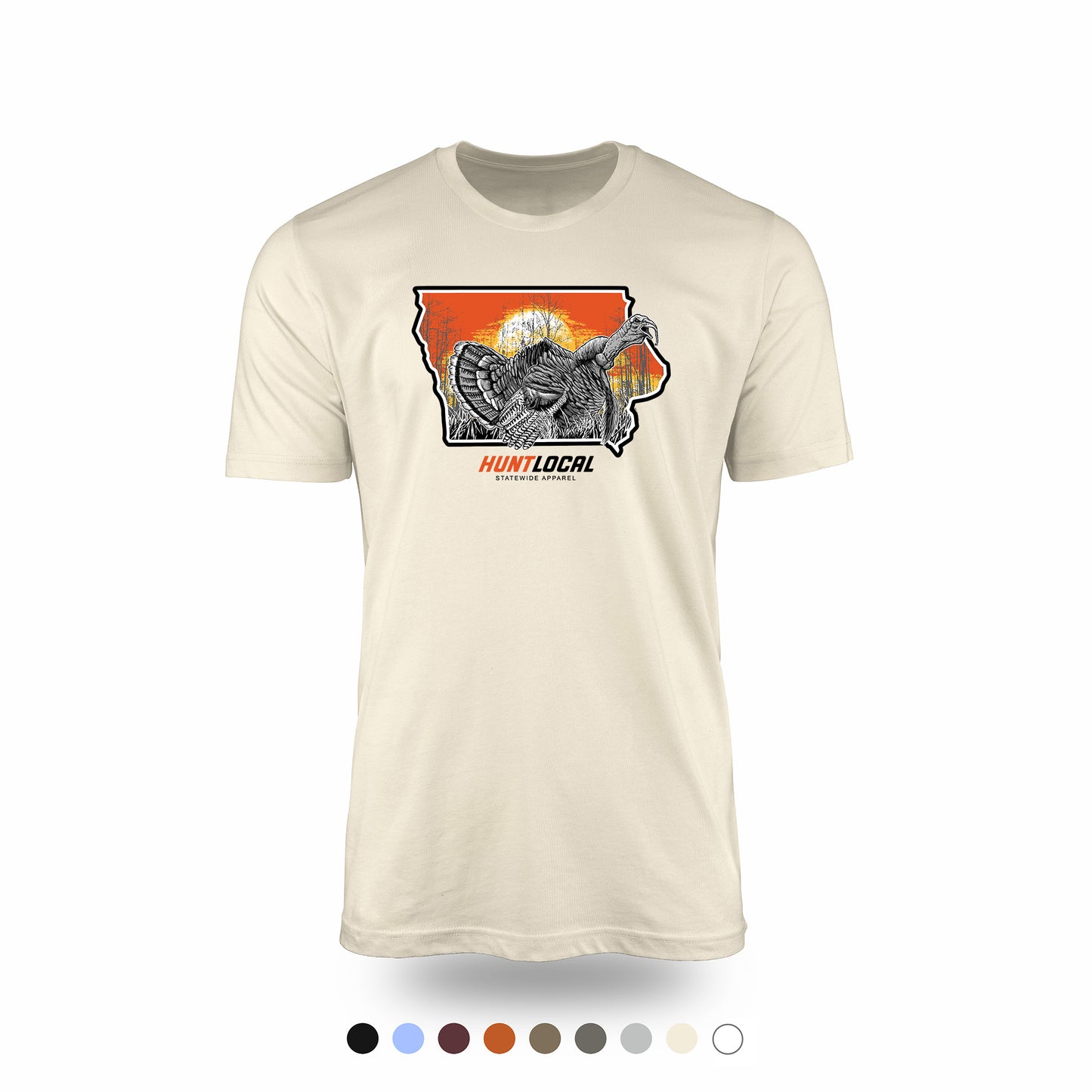 Iowa - Sunrise Turkey Tee (front)