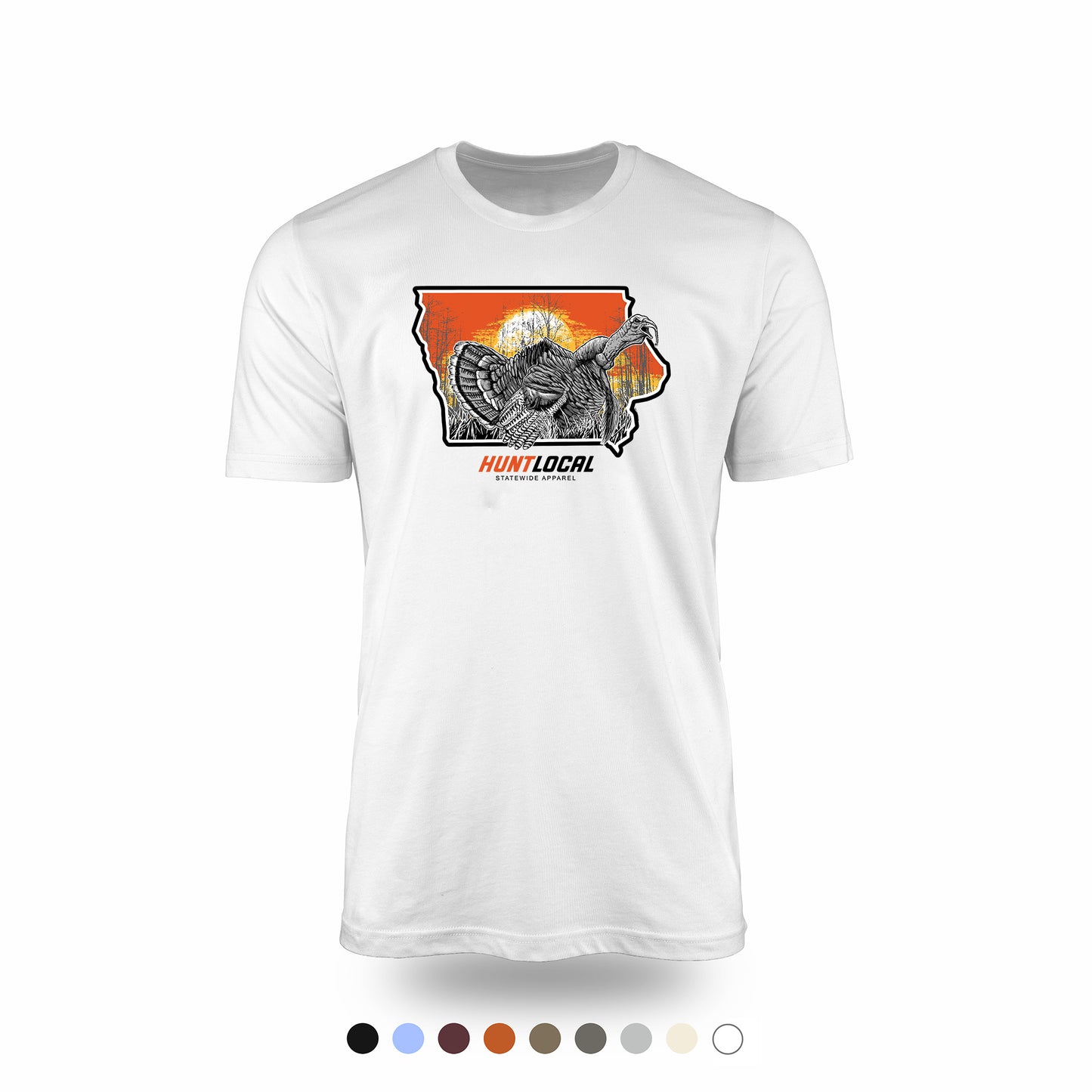 Iowa - Sunrise Turkey Tee (front)