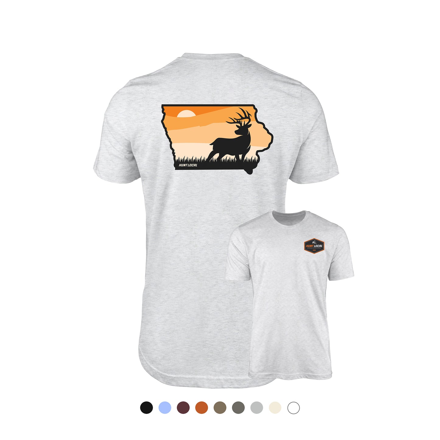 Iowa - Sunset Buck Tee