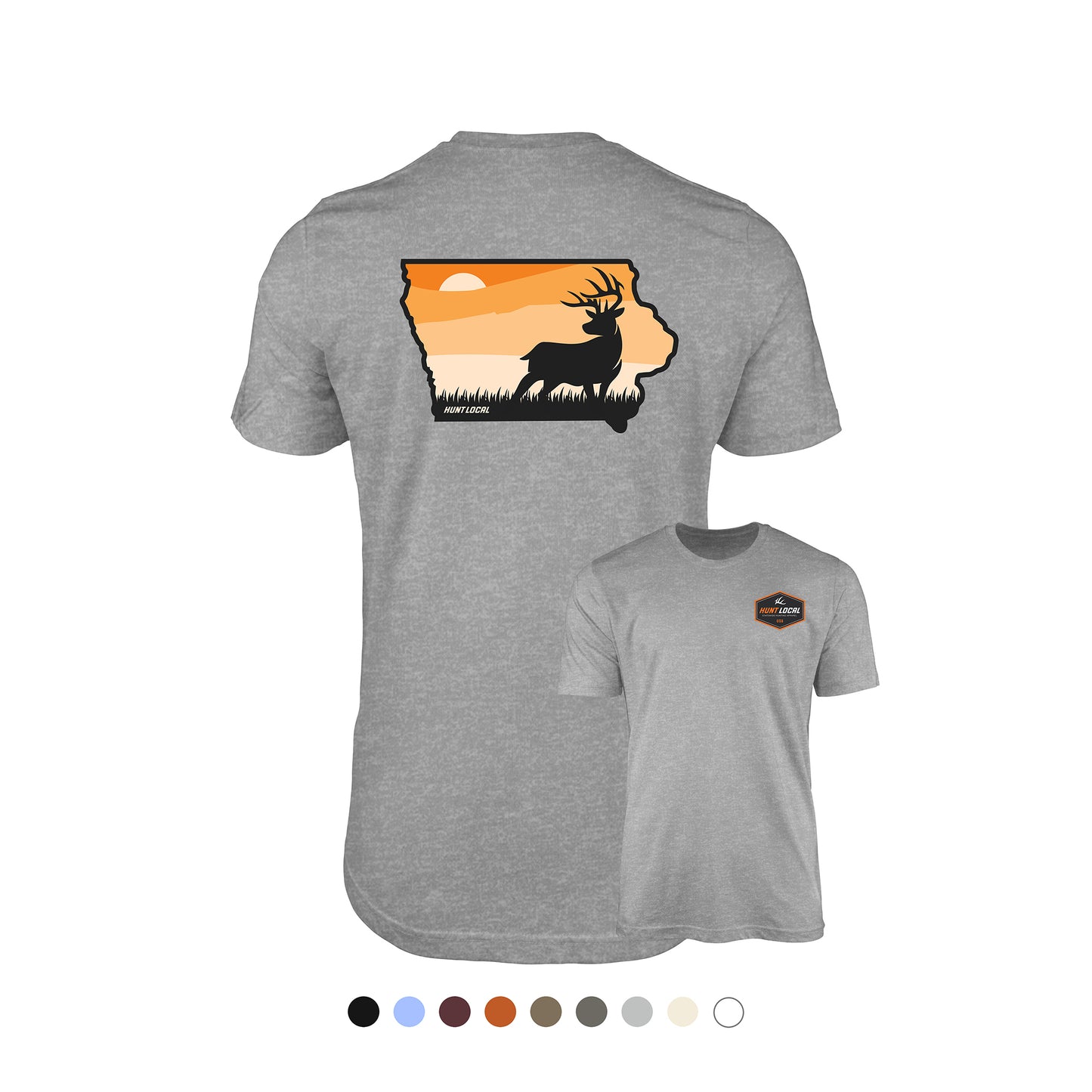 Iowa - Sunset Buck Tee