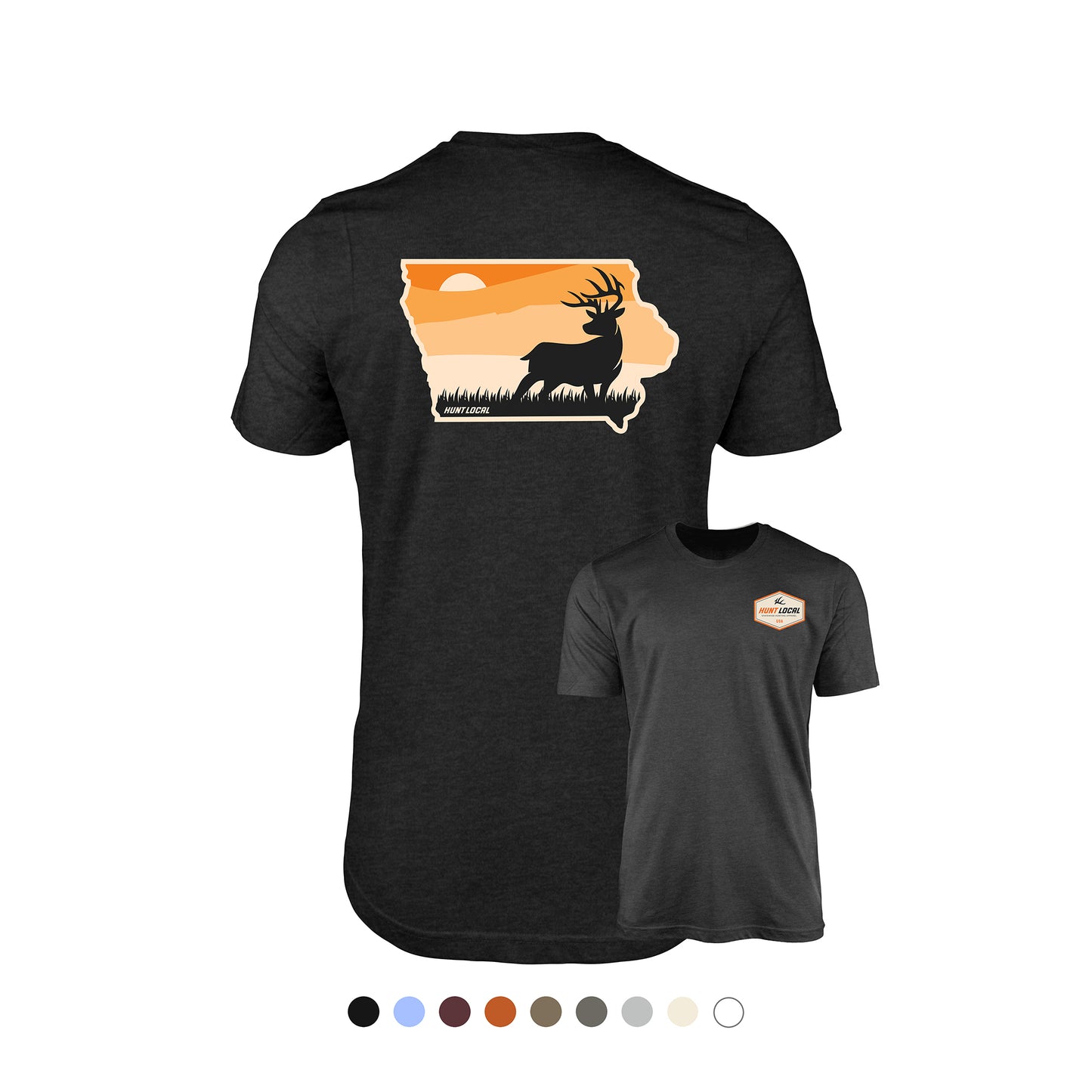 Iowa - Sunset Buck Tee