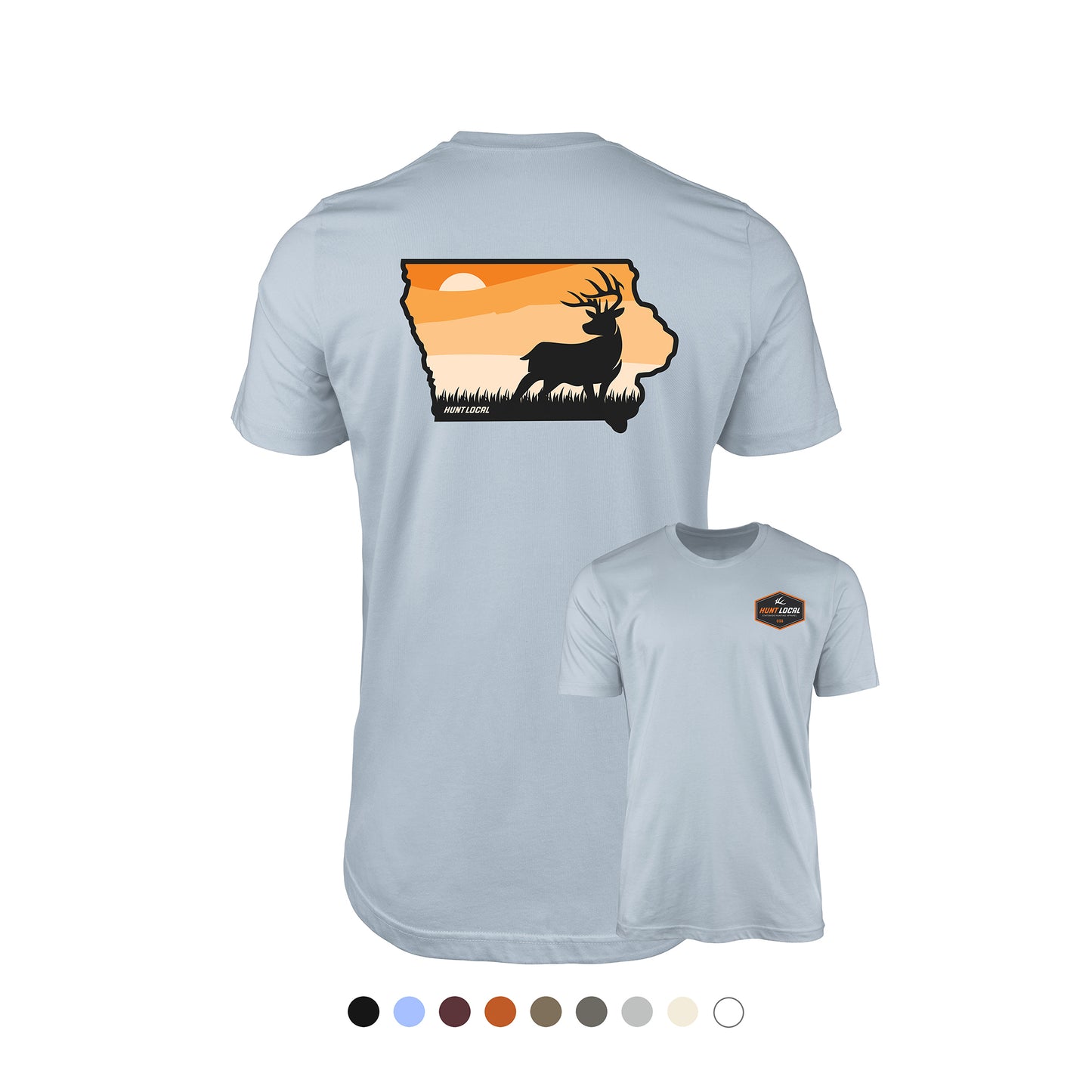 Iowa - Sunset Buck Tee