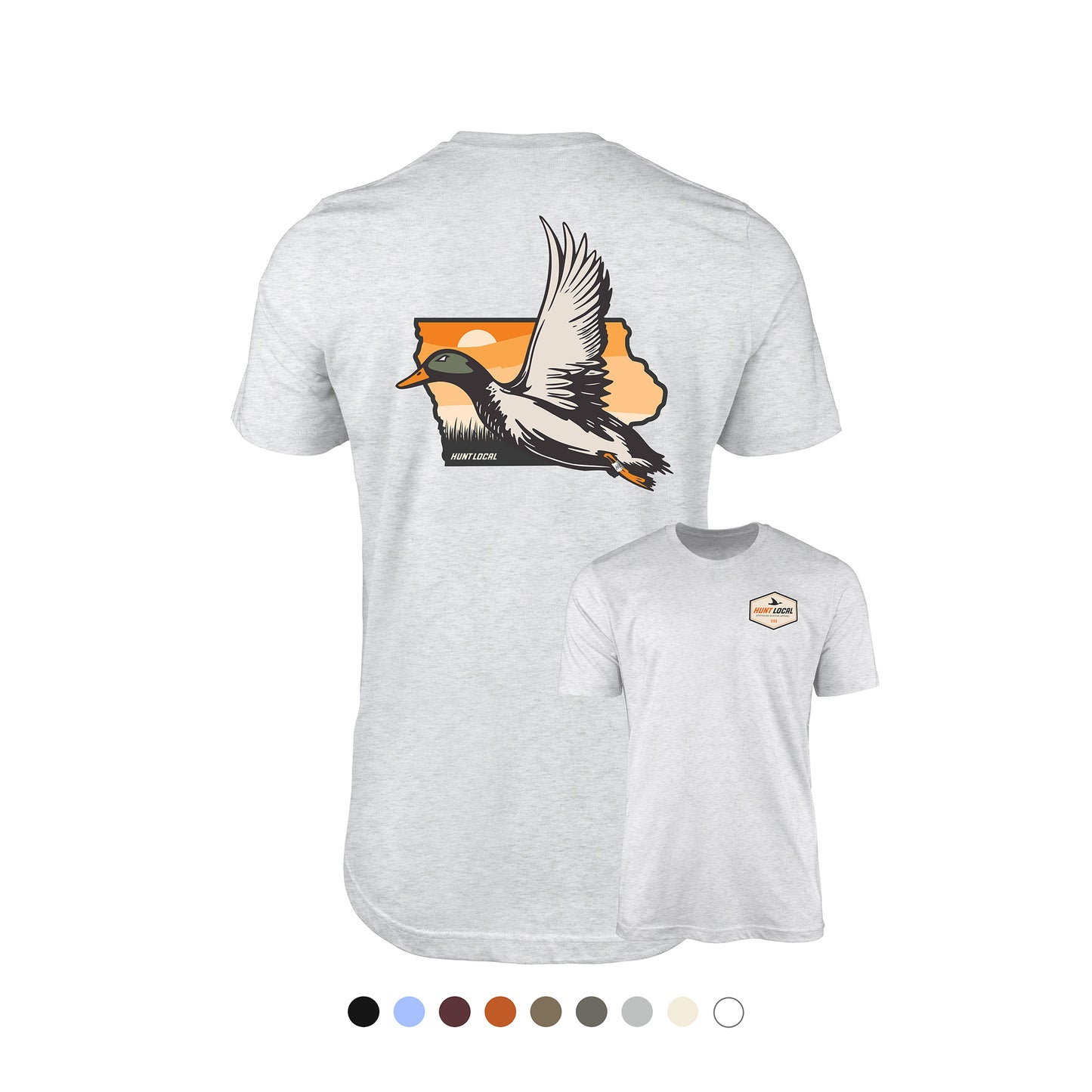 Iowa - Hunt Local Waterfowl Tee