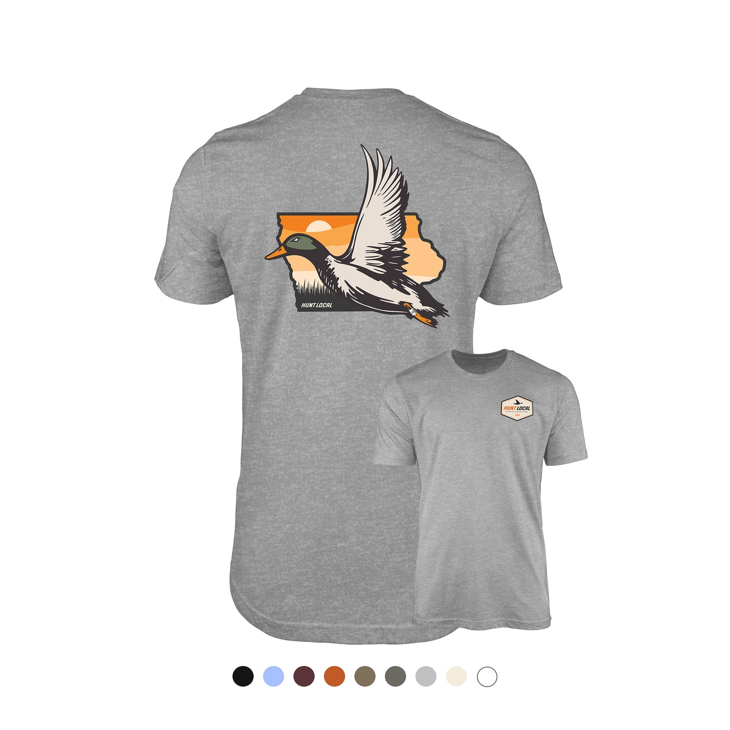 Iowa - Hunt Local Waterfowl Tee