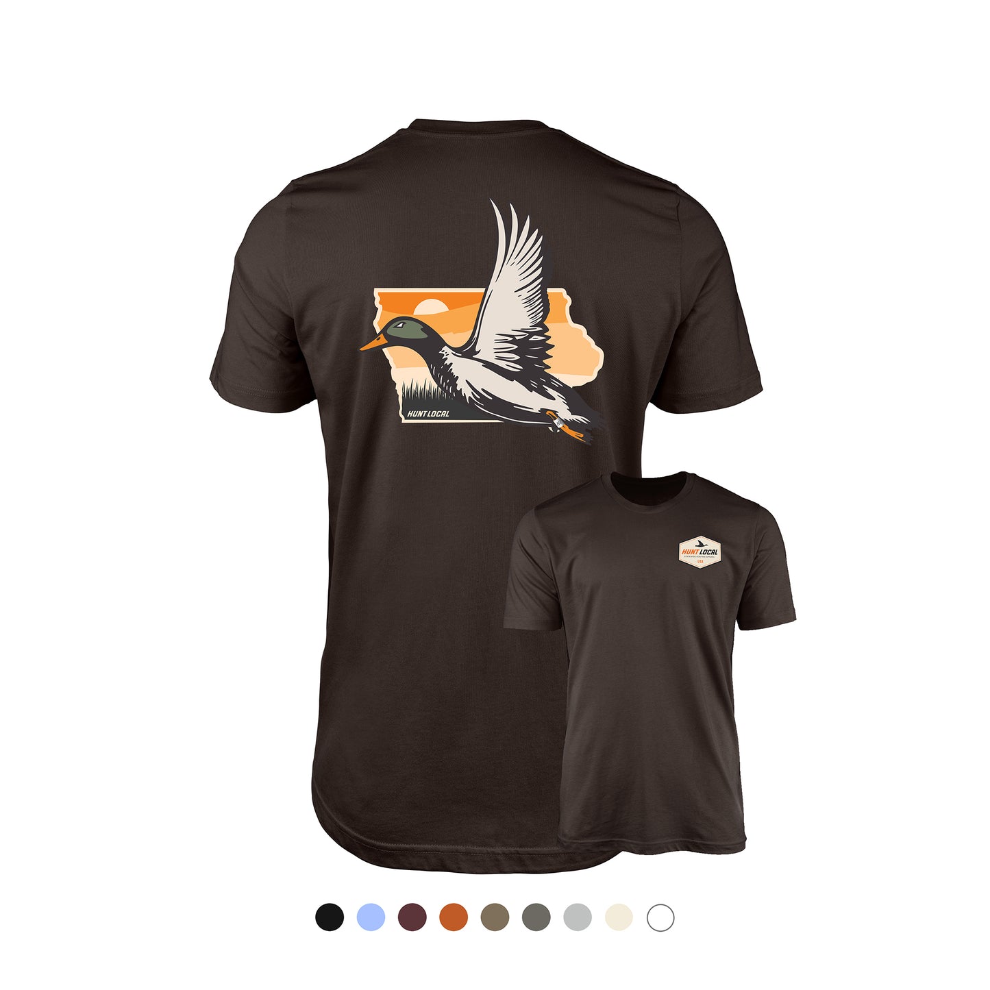 Iowa - Hunt Local Waterfowl Tee