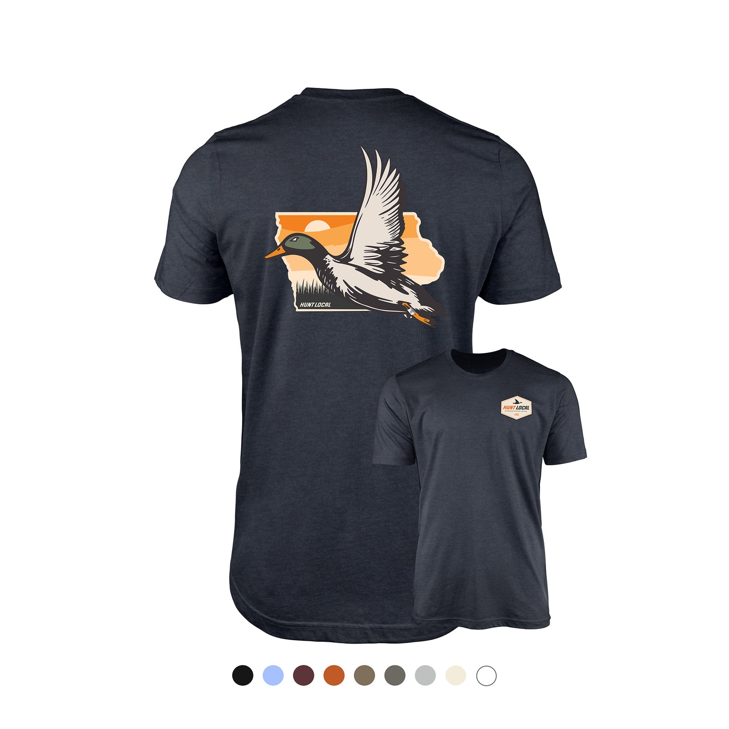 Iowa - Hunt Local Waterfowl Tee
