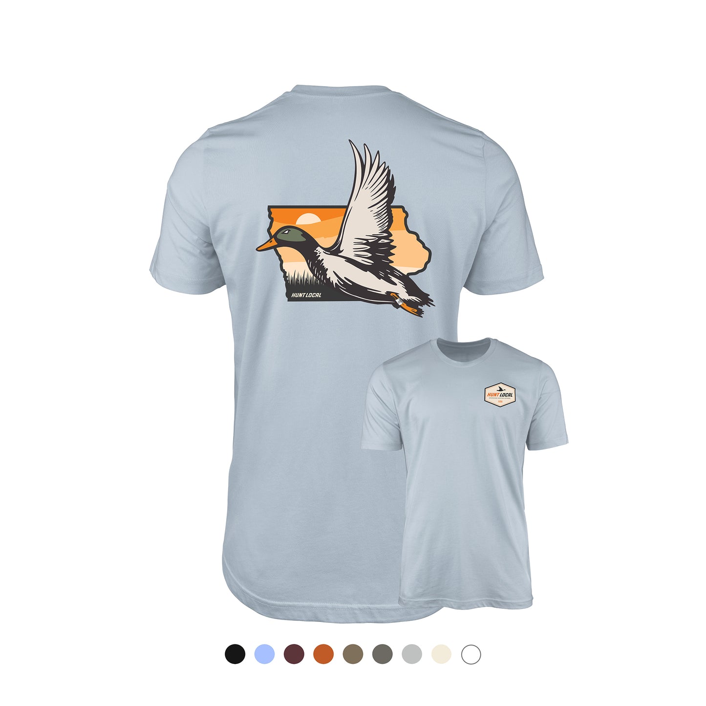 Iowa - Hunt Local Waterfowl Tee