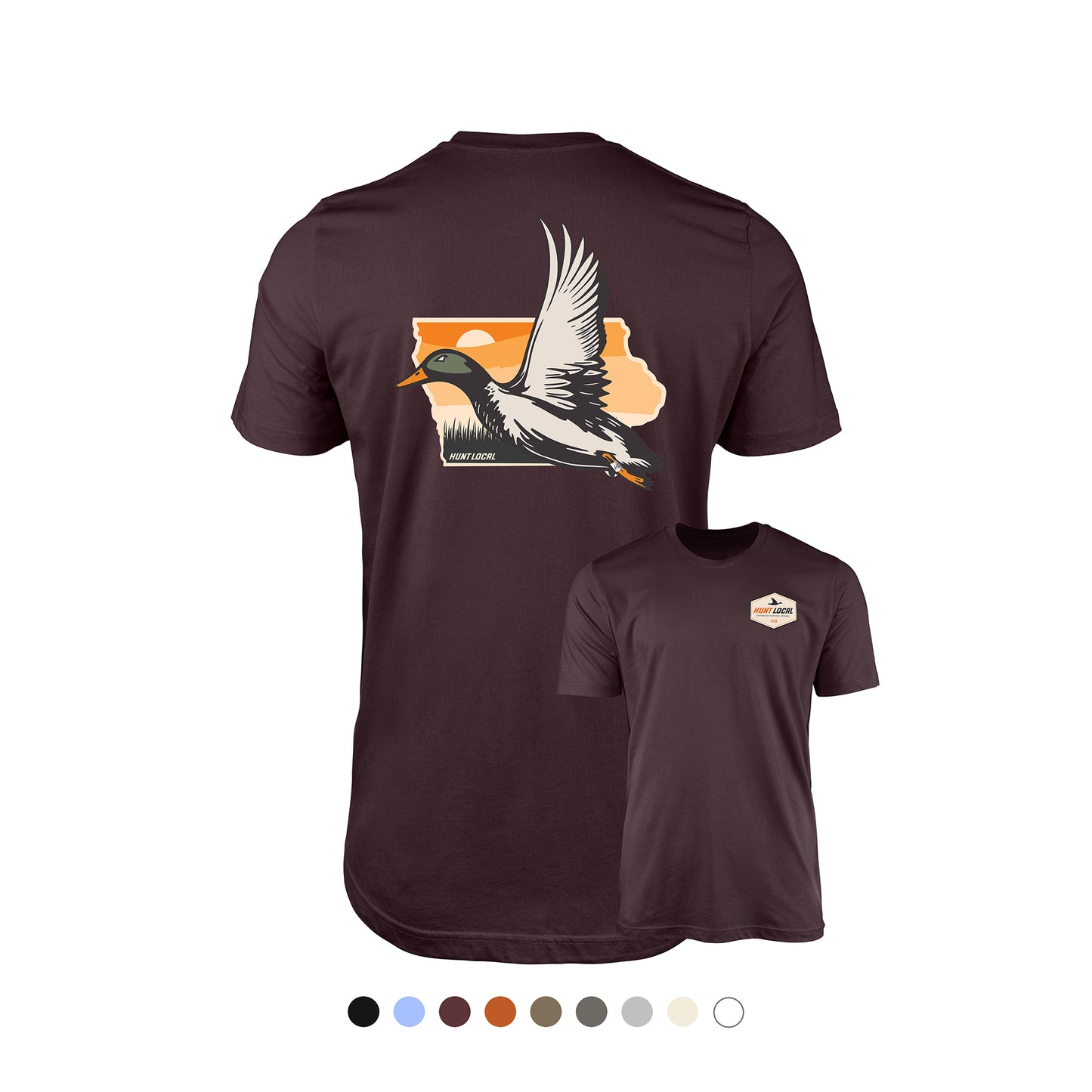 Iowa - Hunt Local Waterfowl Tee