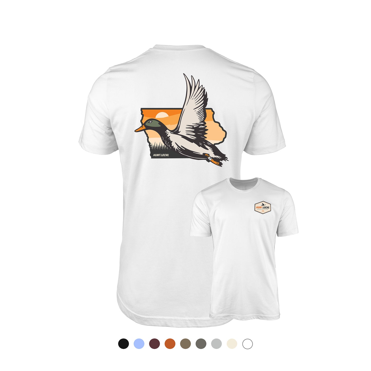 Iowa - Hunt Local Waterfowl Tee