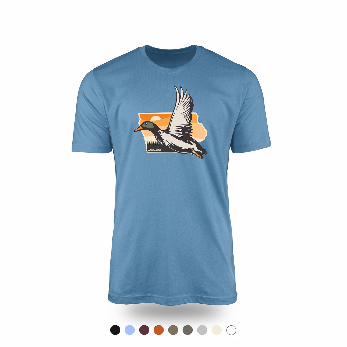 Iowa - Waterfowl Front Tee