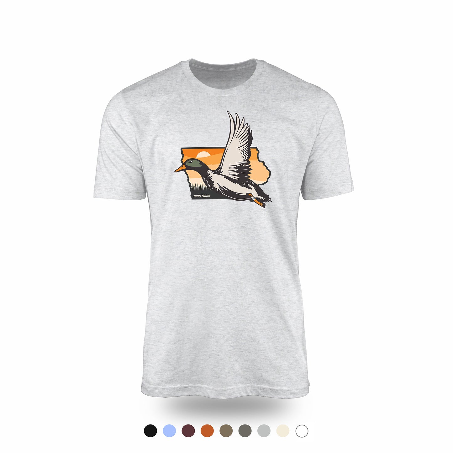 Iowa - Waterfowl Front Tee