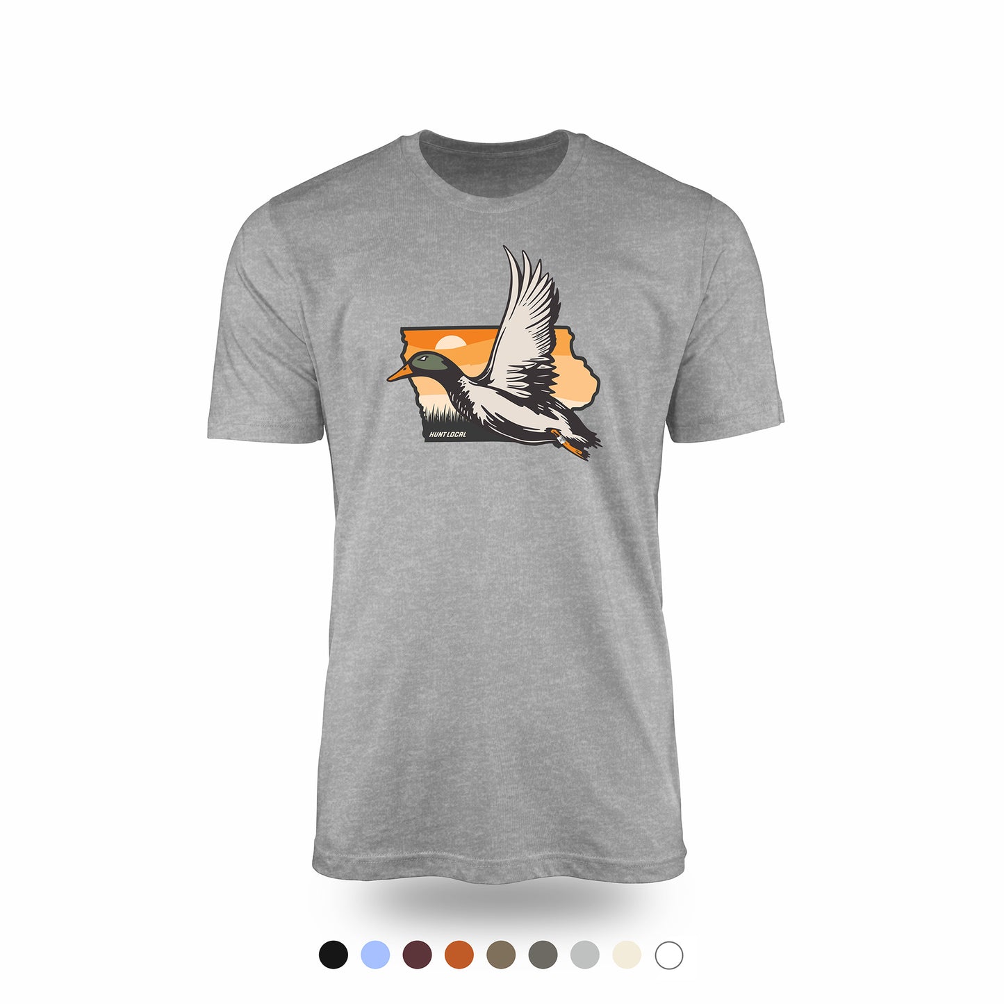 Iowa - Waterfowl Front Tee