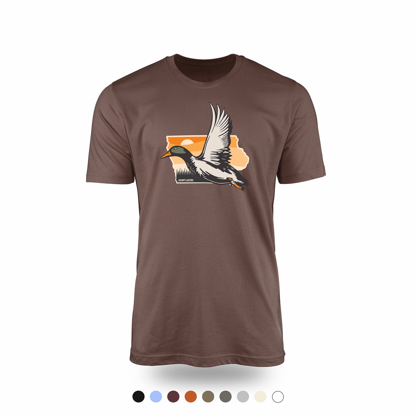 Iowa - Waterfowl Front Tee